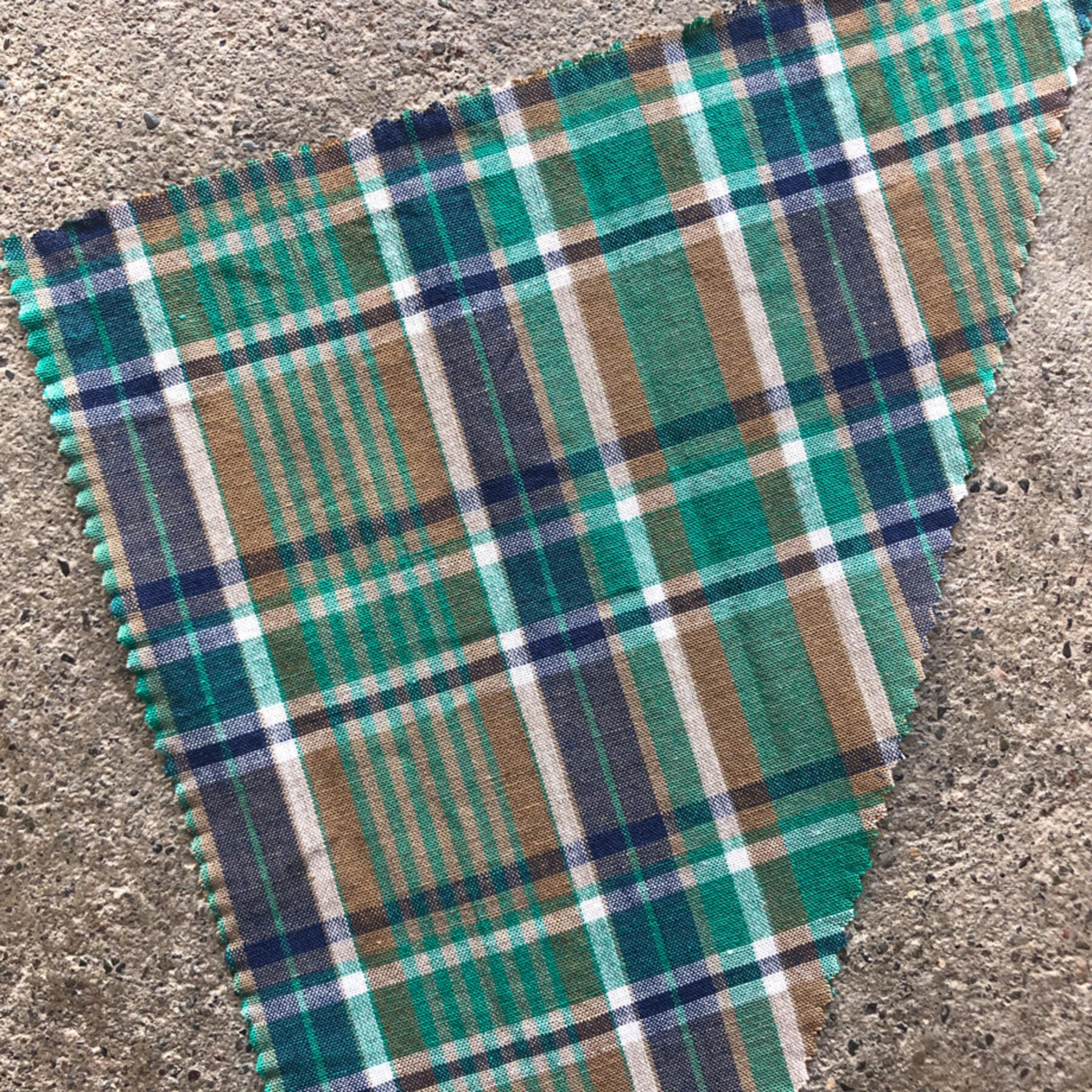gustin #692 madras - blue teal