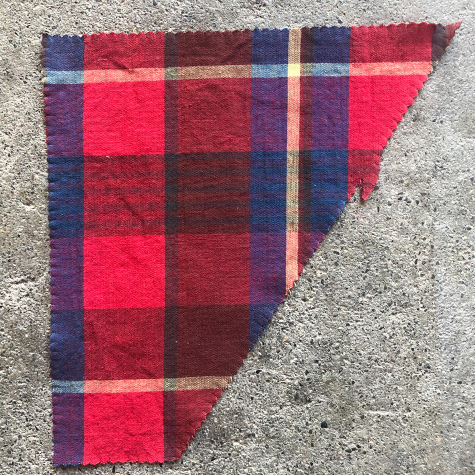 gustin #694 madras - red crimson