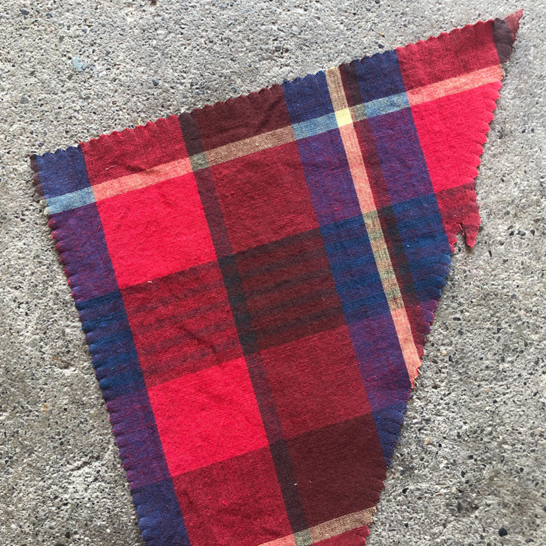 gustin #694 madras - red crimson