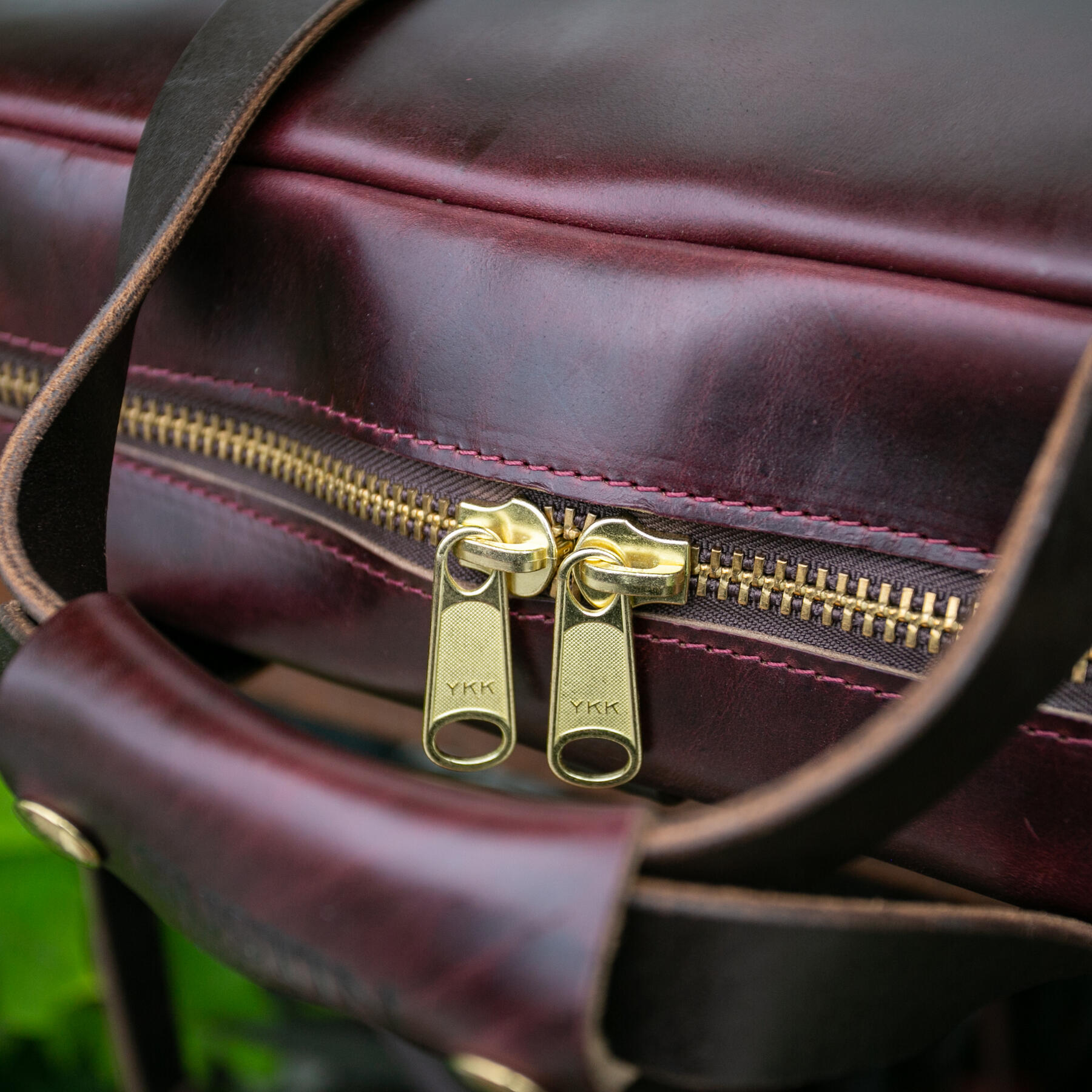 gustin the deluxe briefcase - horween chromexcel #8