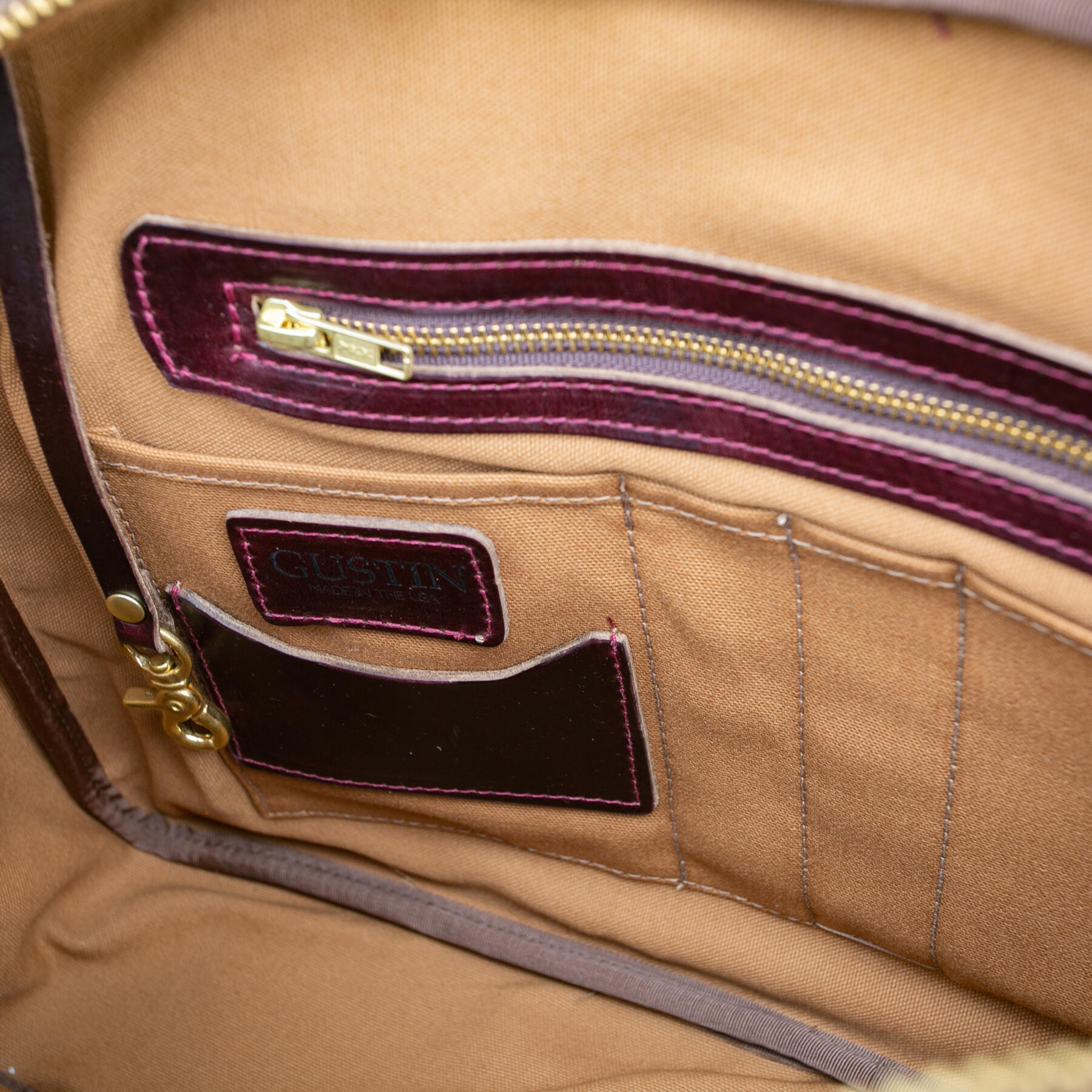 gustin the deluxe briefcase - horween chromexcel #8