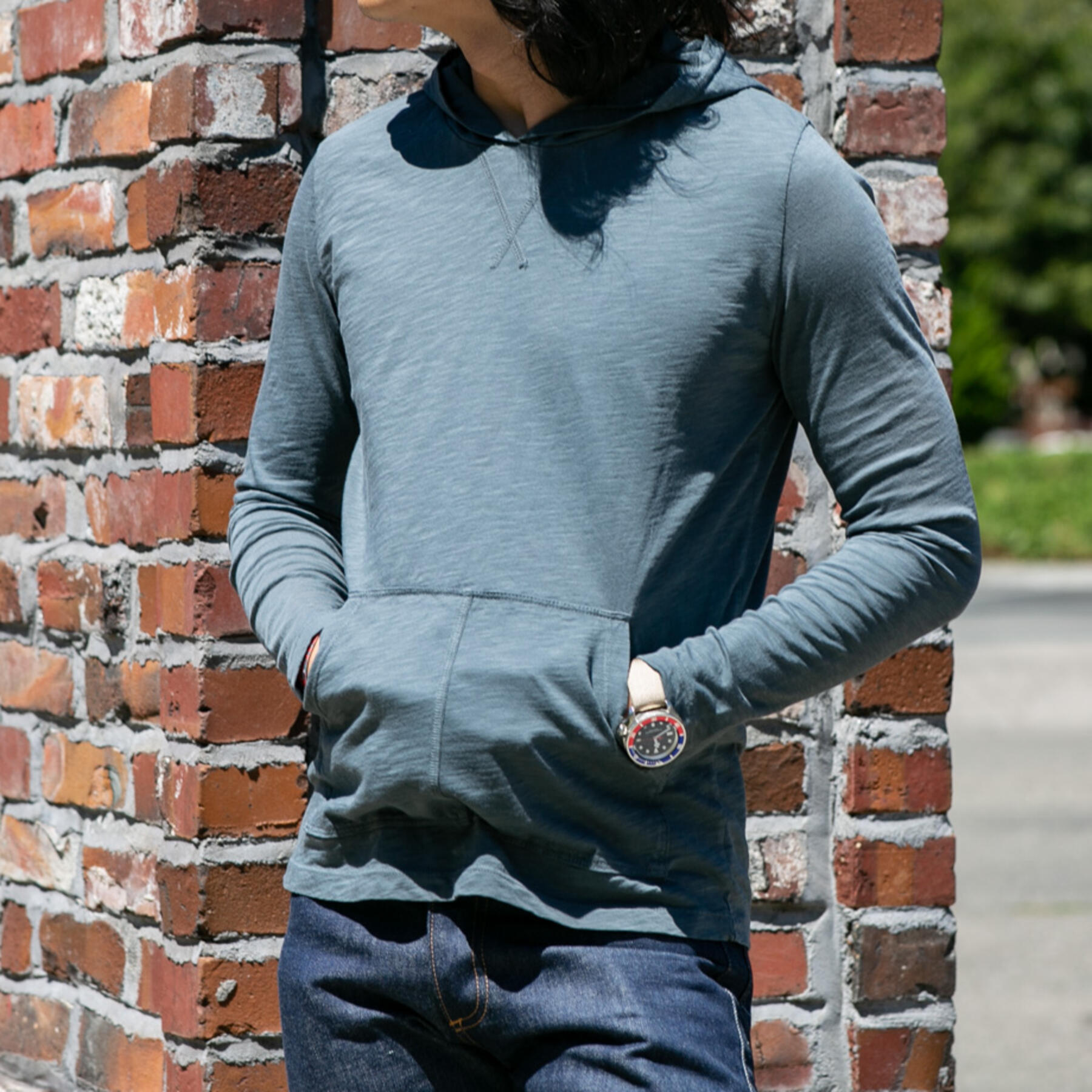 gustin superlight slub pocket hoodie 3 pack