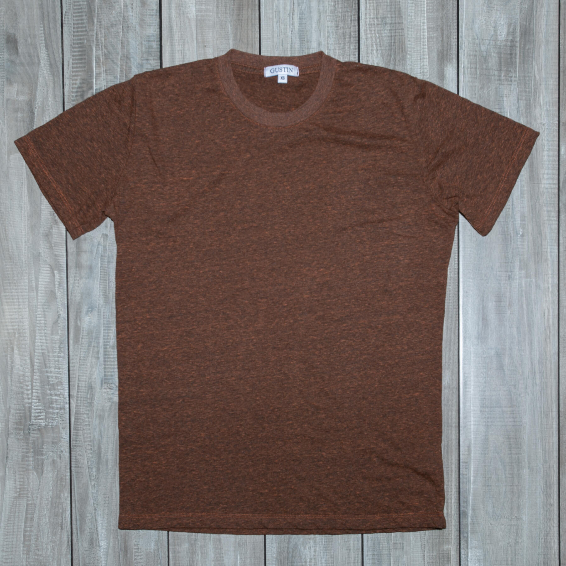 gustin usa heather t-shirt 3 pack (rust, rose, camel)