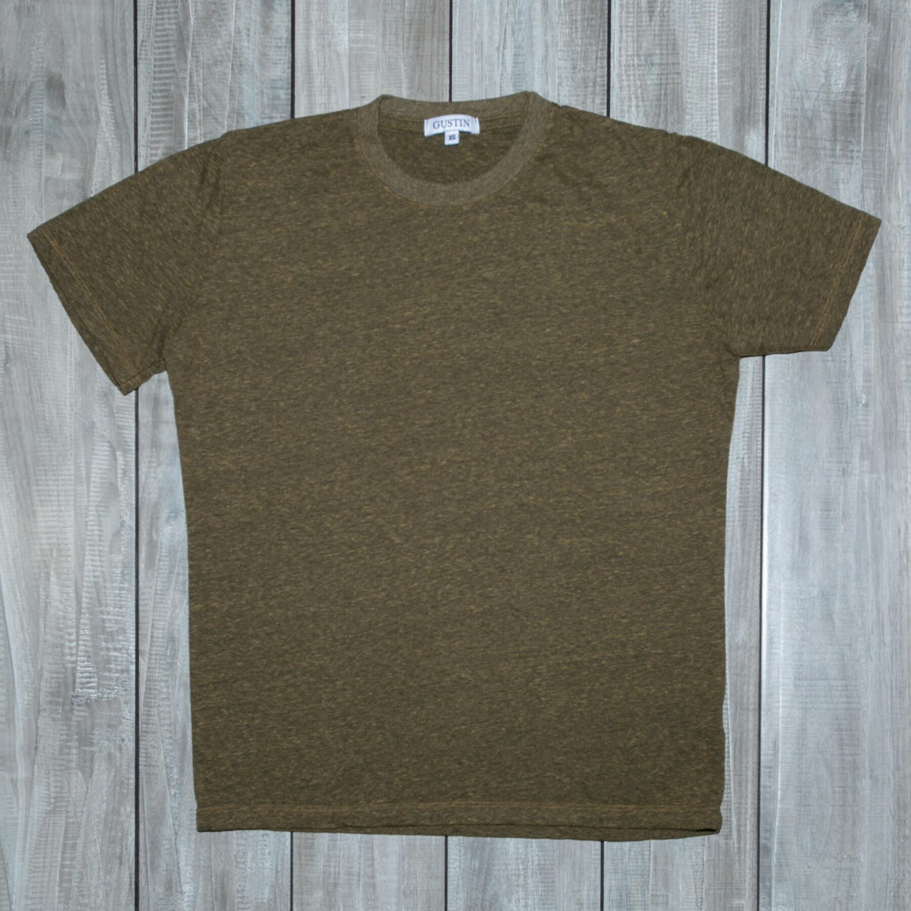 gustin usa heather t-shirt 3 pack (rust, rose, camel)