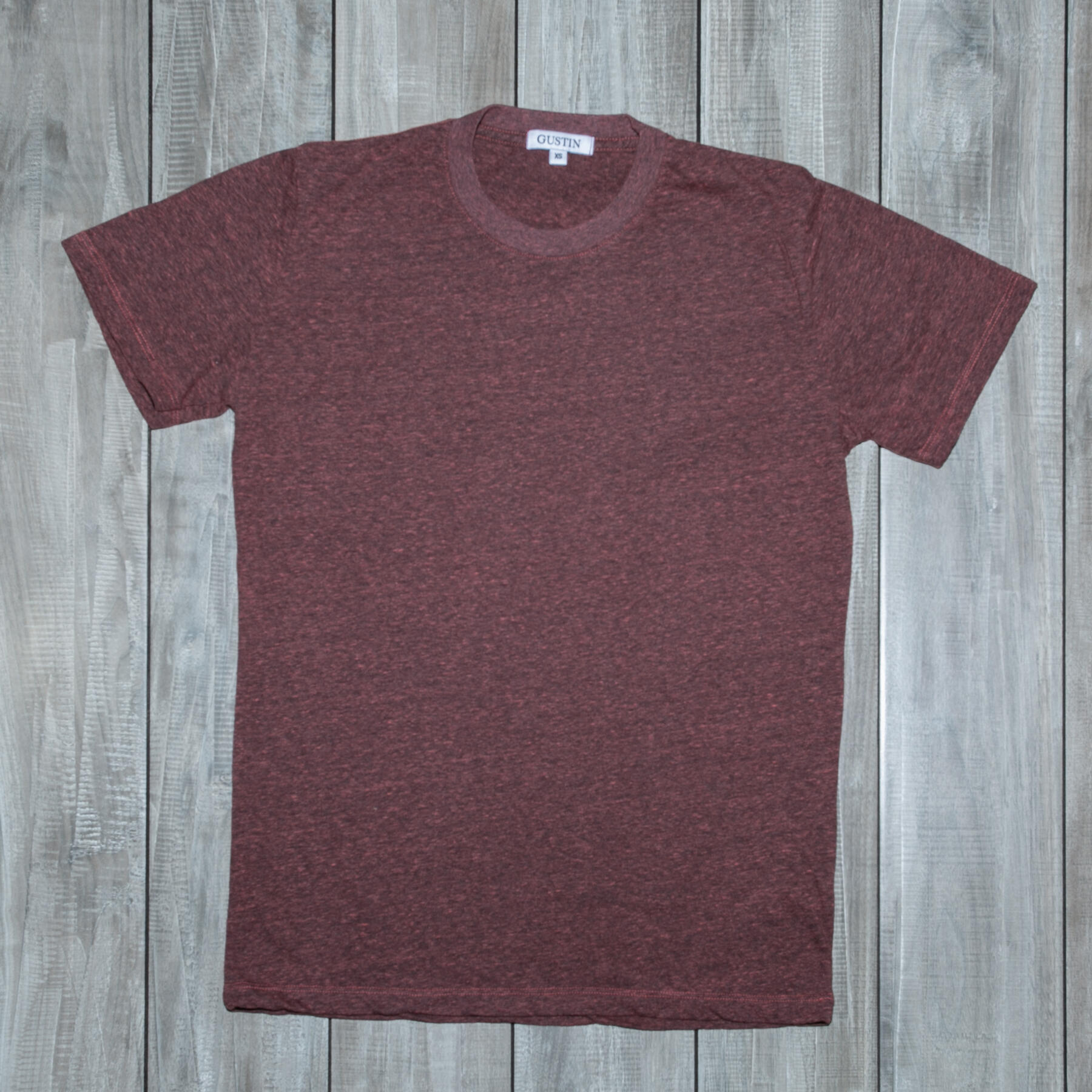 gustin usa heather t-shirt 3 pack (rust, rose, camel)