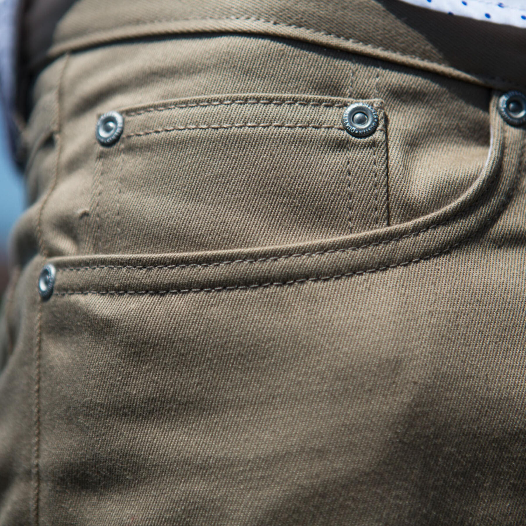 gustin #444 selvedge twill - khaki