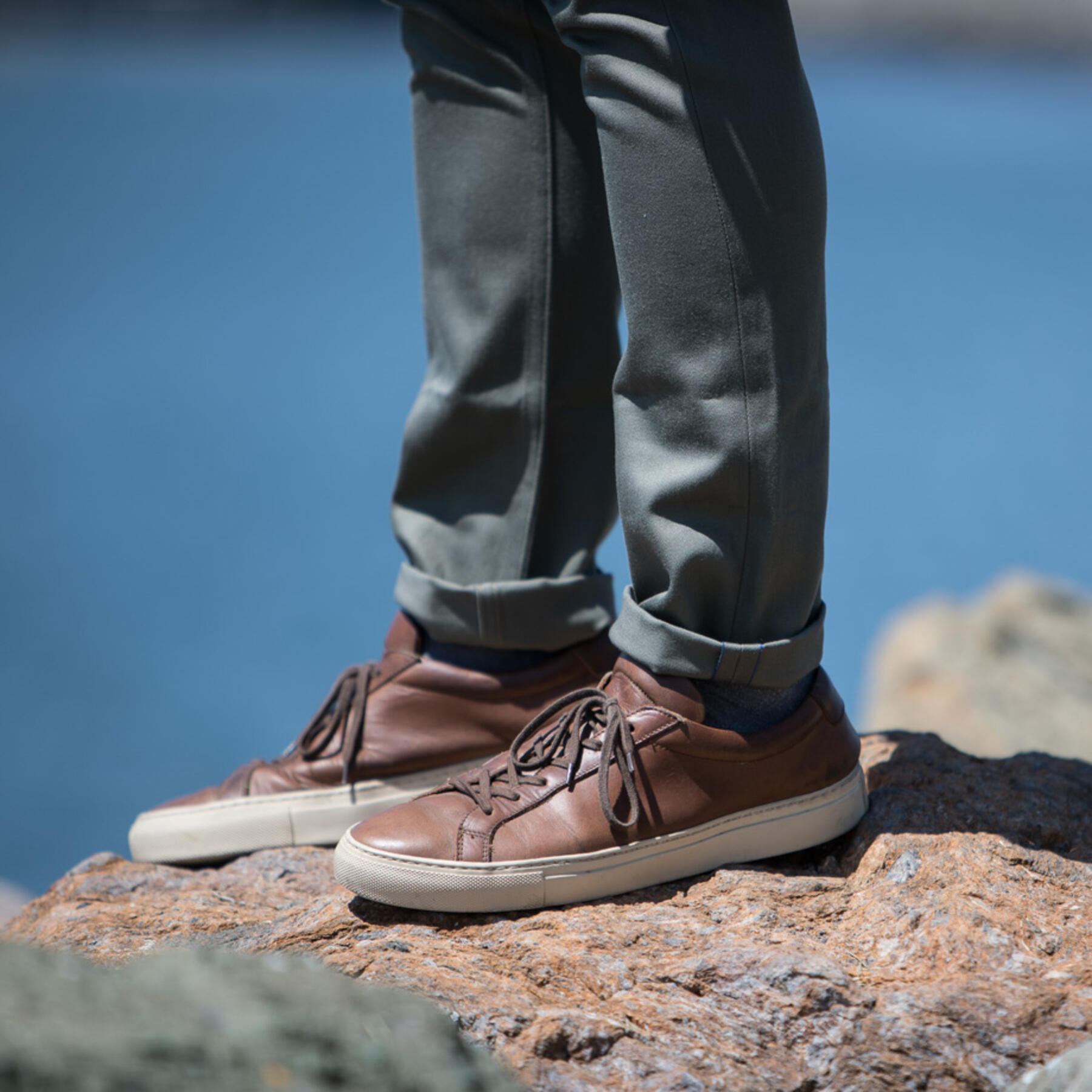 gustin #445 selvedge twill - olive
