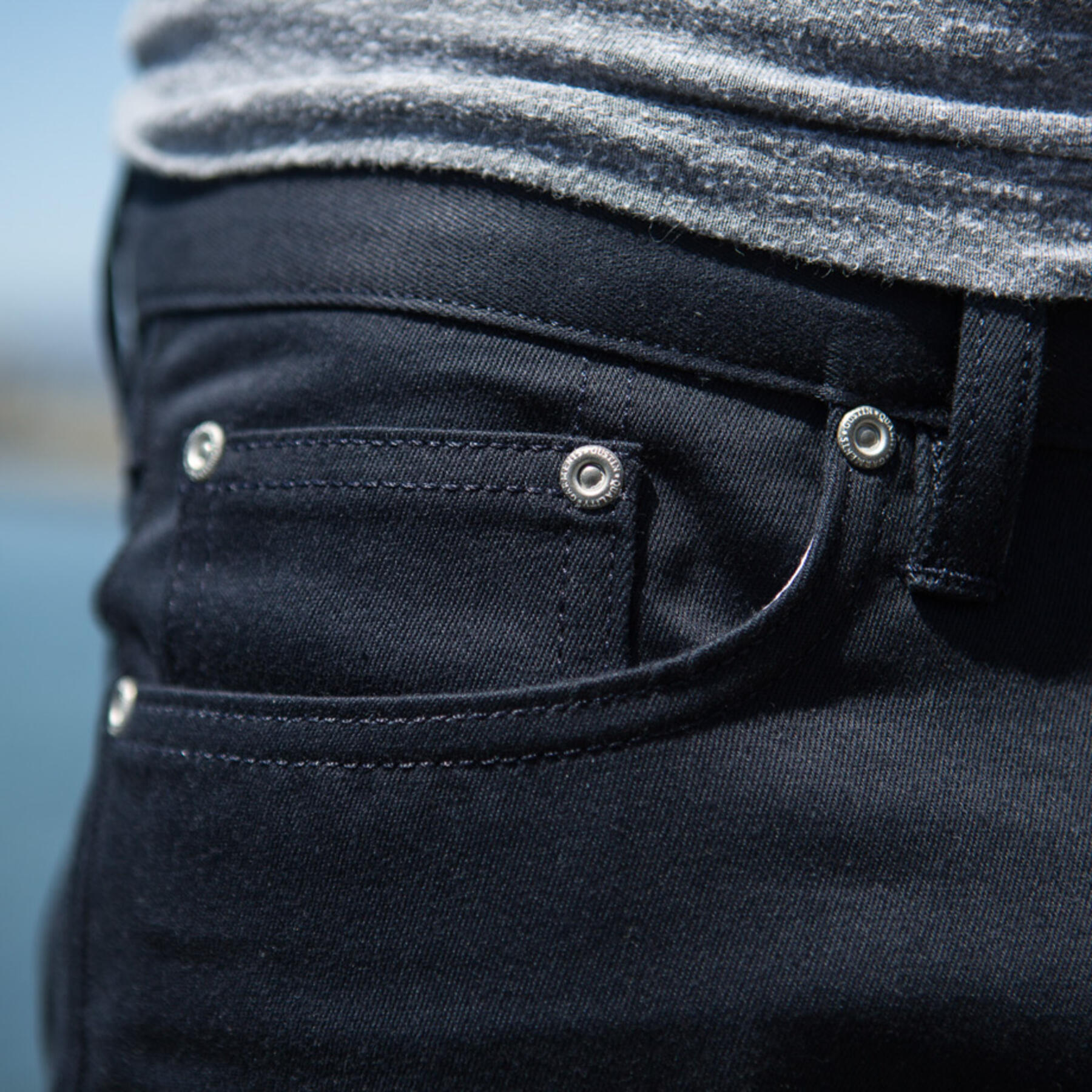 gustin #446 selvedge twill - navy