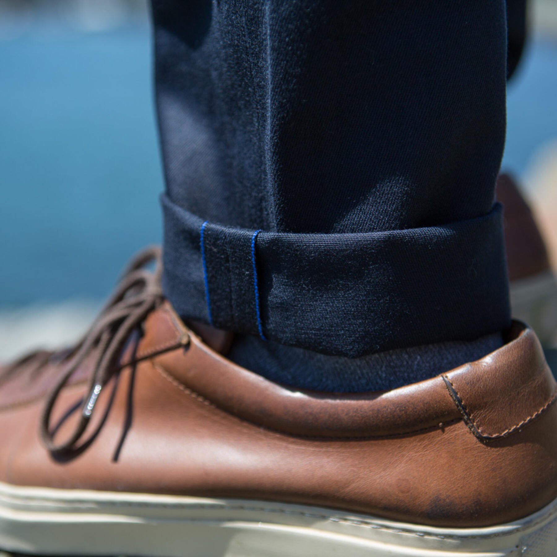 gustin #446 selvedge twill - navy