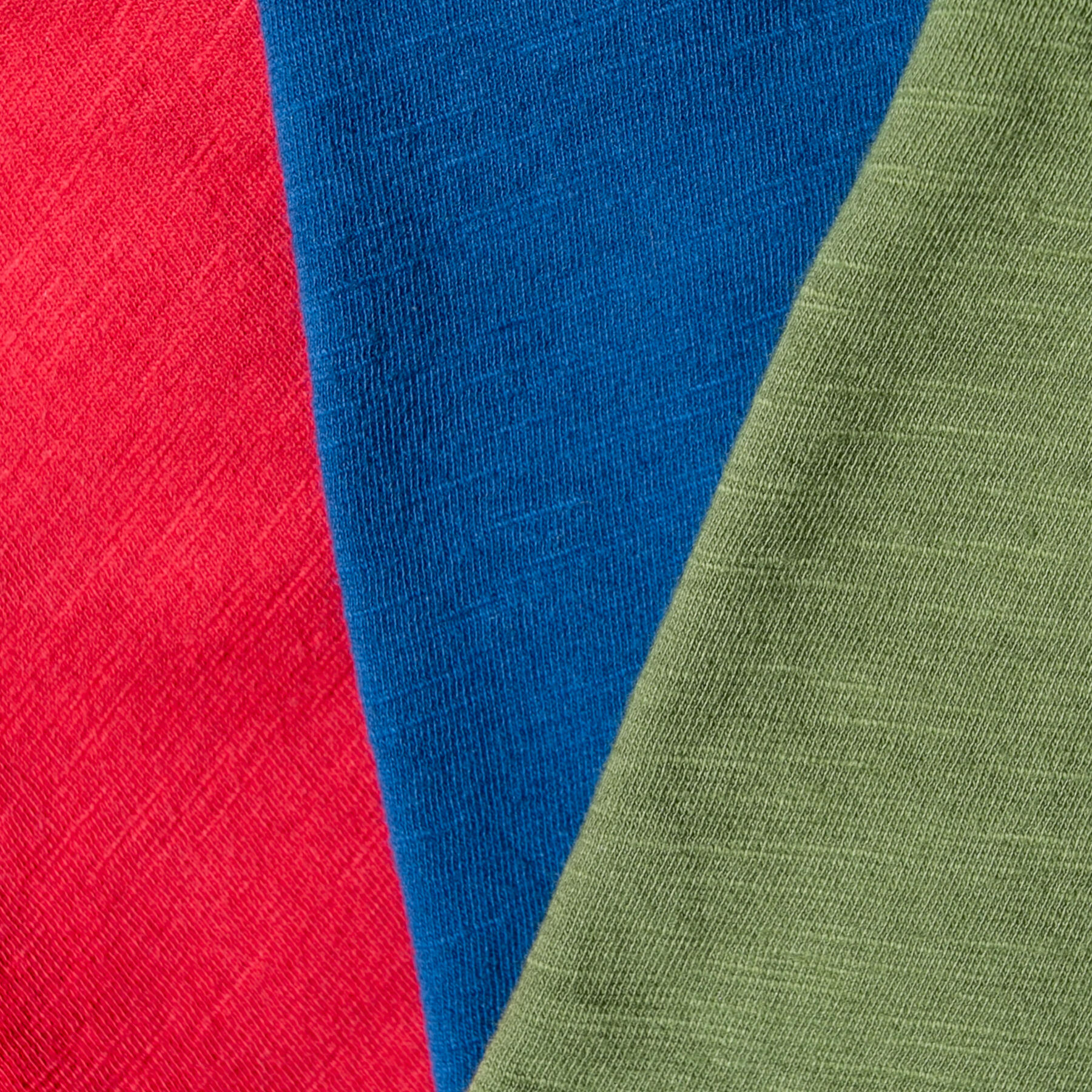 gustin slub cotton t-shirt 3pk (olive, blue, red)