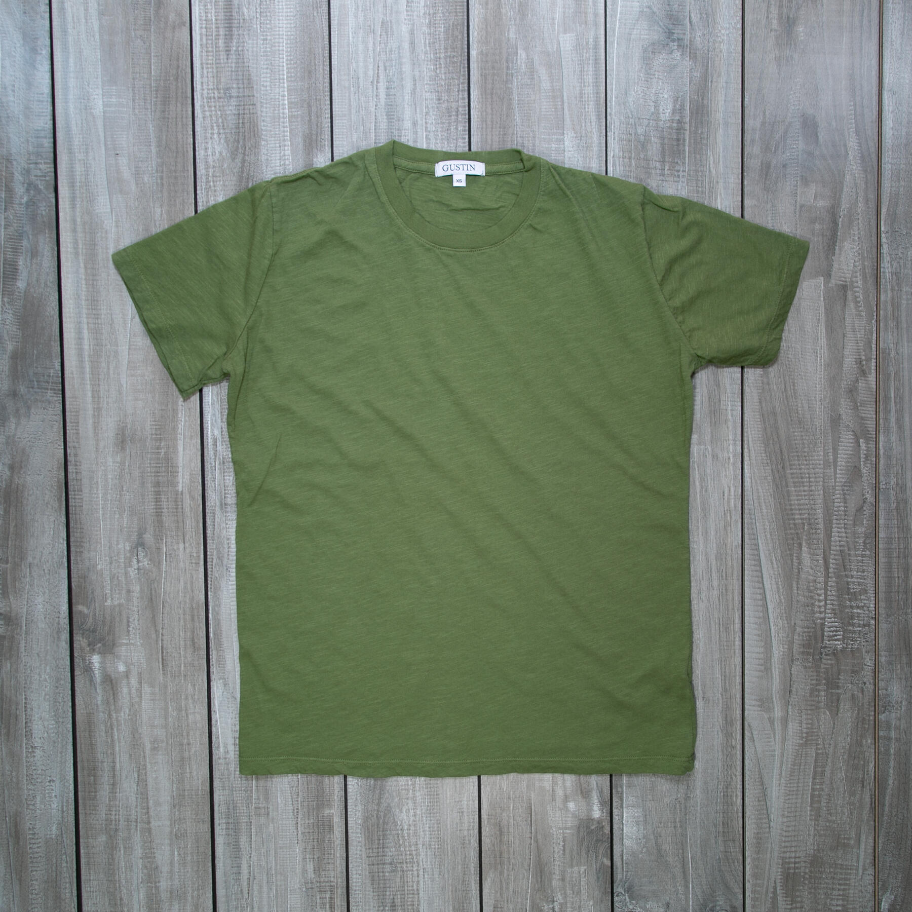 gustin slub cotton t-shirt 3pk (olive, blue, red)