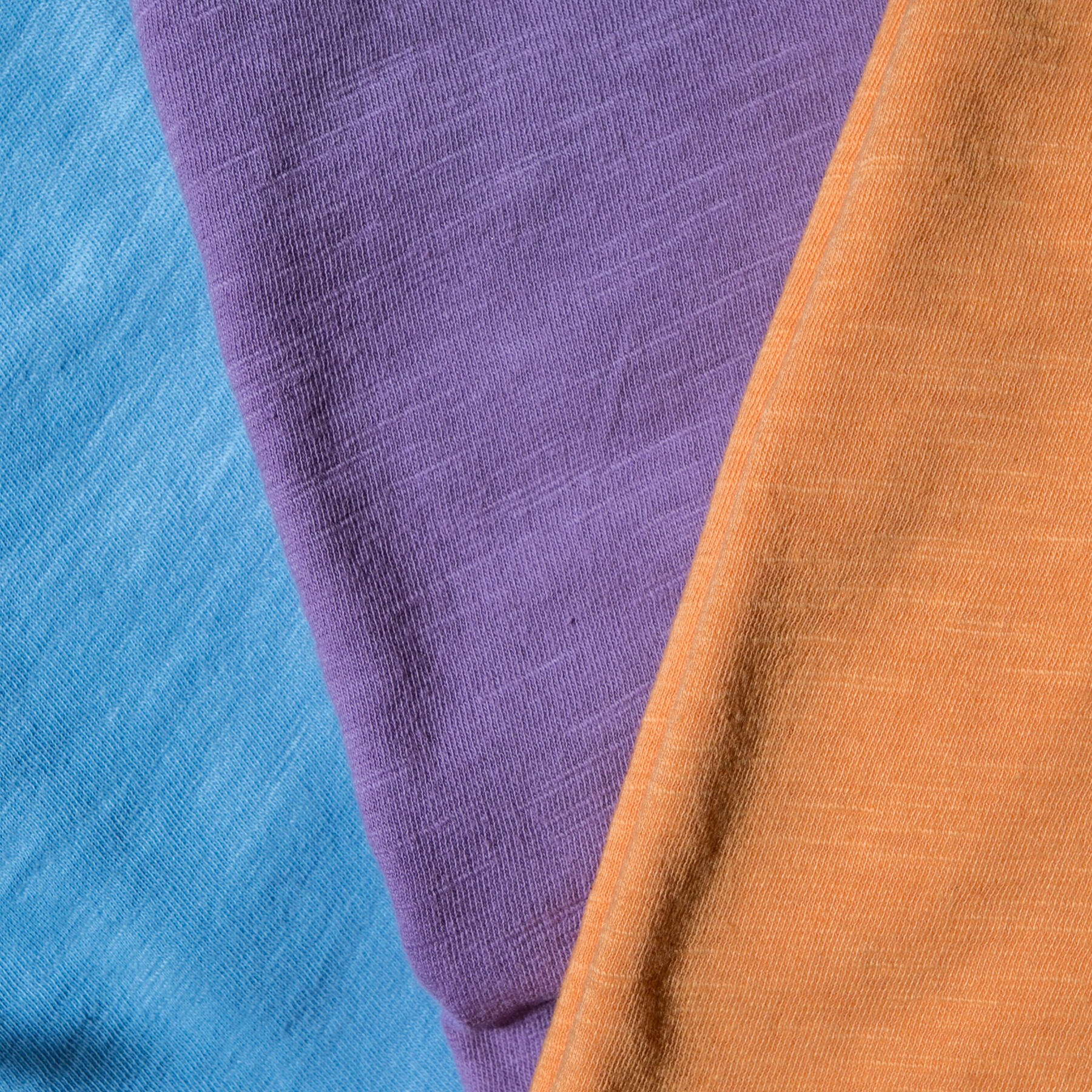 gustin slub cotton t-shirt 3pk (sky, lavender, tangerine)