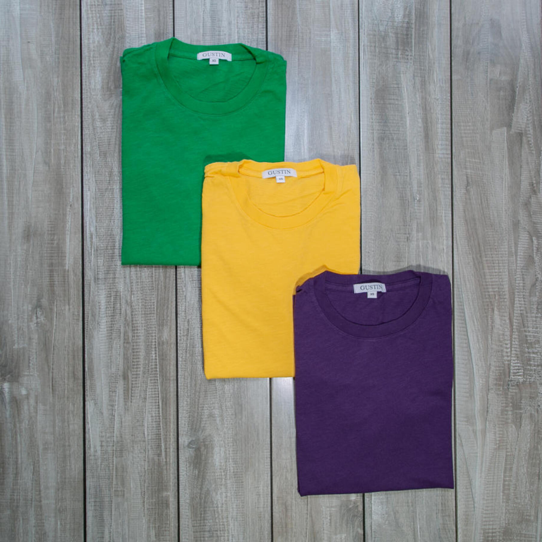 gustin slub cotton t-shirt 9 pack