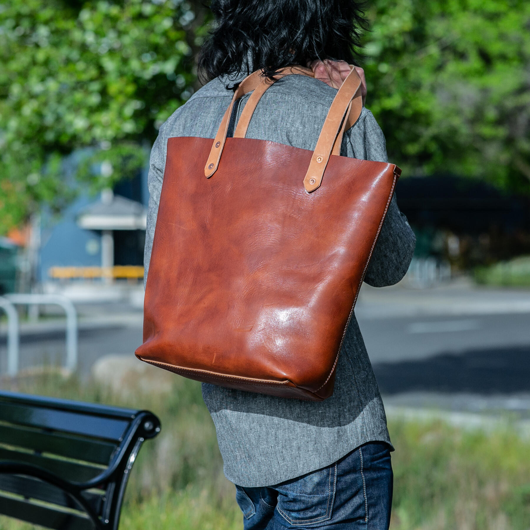 gustin the horween tote - chromexcel #8