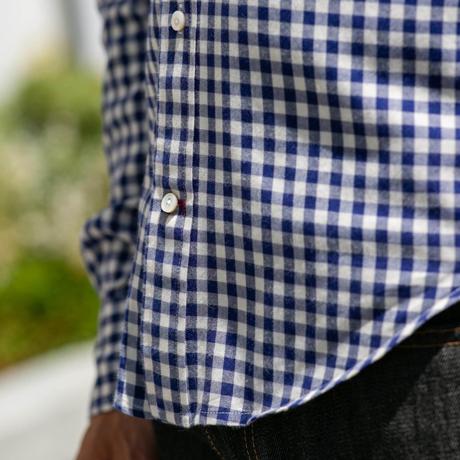 gustin thomas mason navy flannel