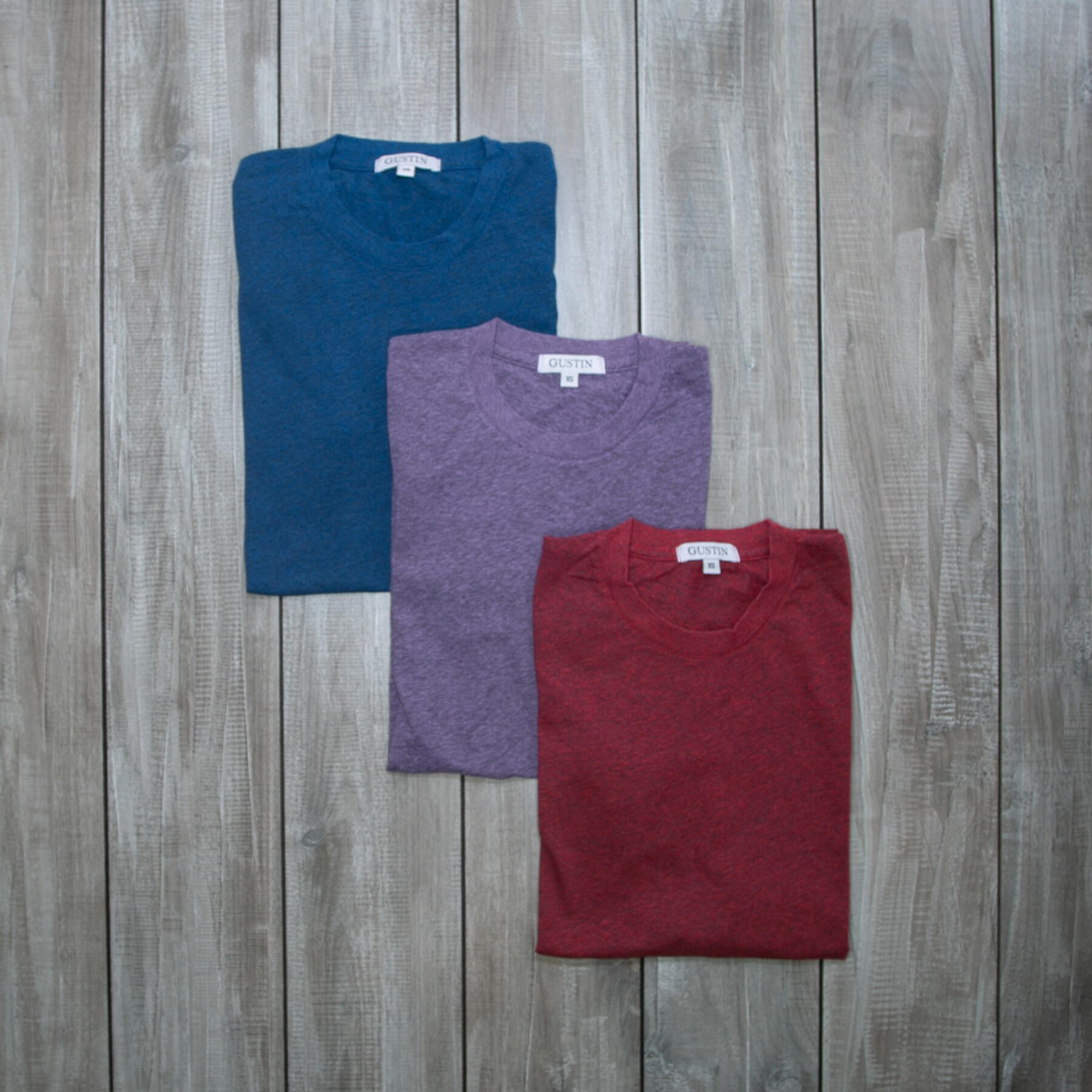 gustin heather t-shirt 9 pack