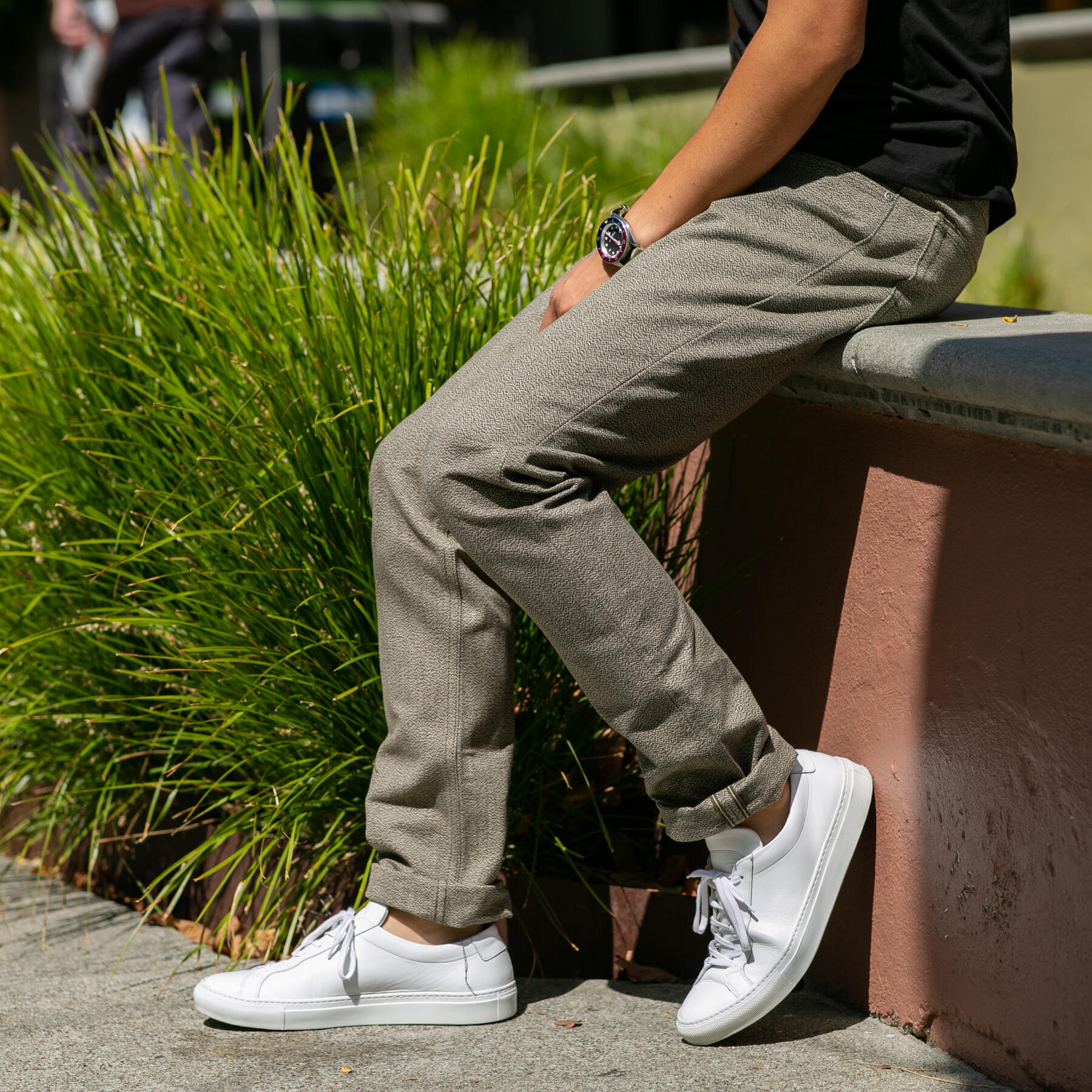 gustin #427 brownxwhite grandrelle selvedge