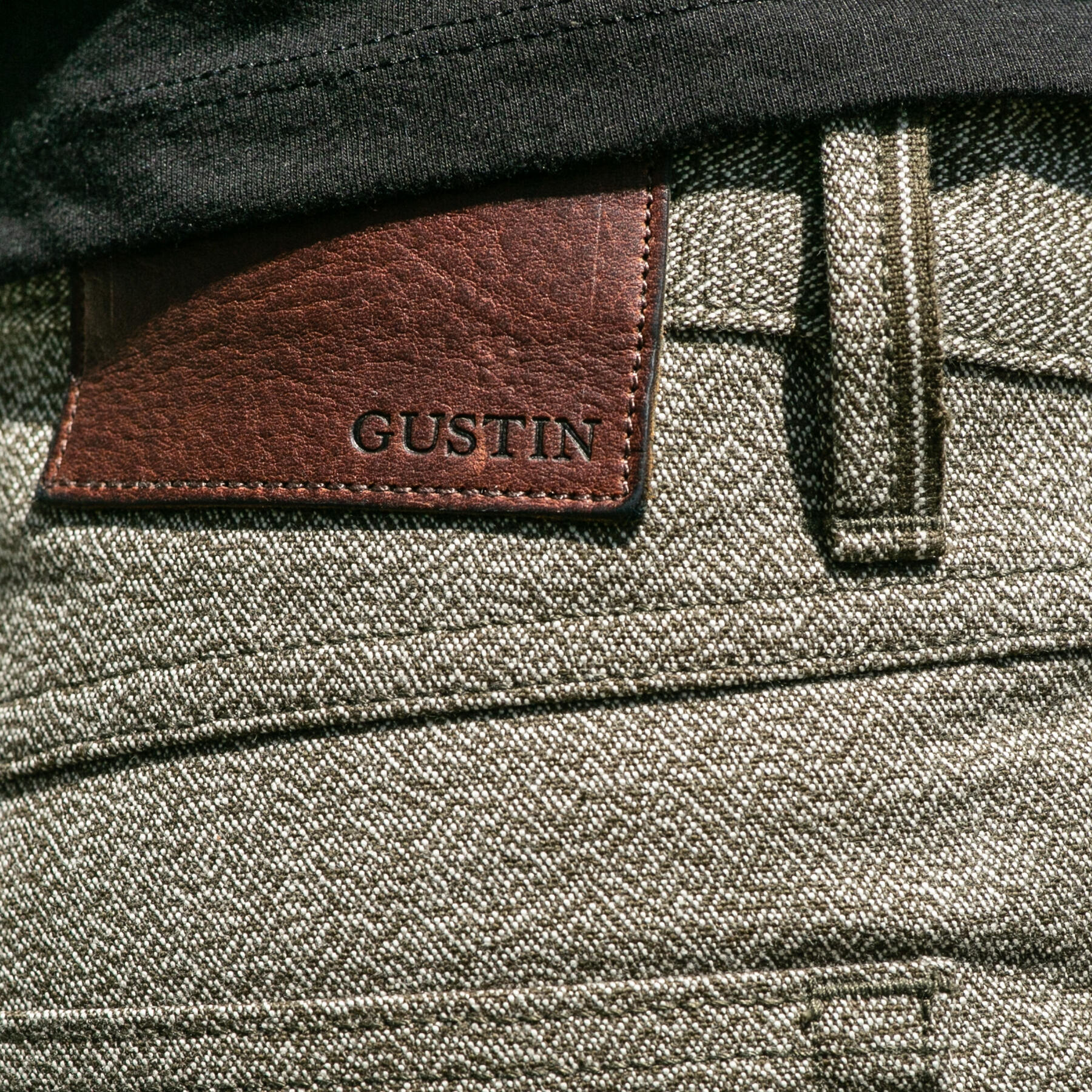 gustin #427 brownxwhite grandrelle selvedge