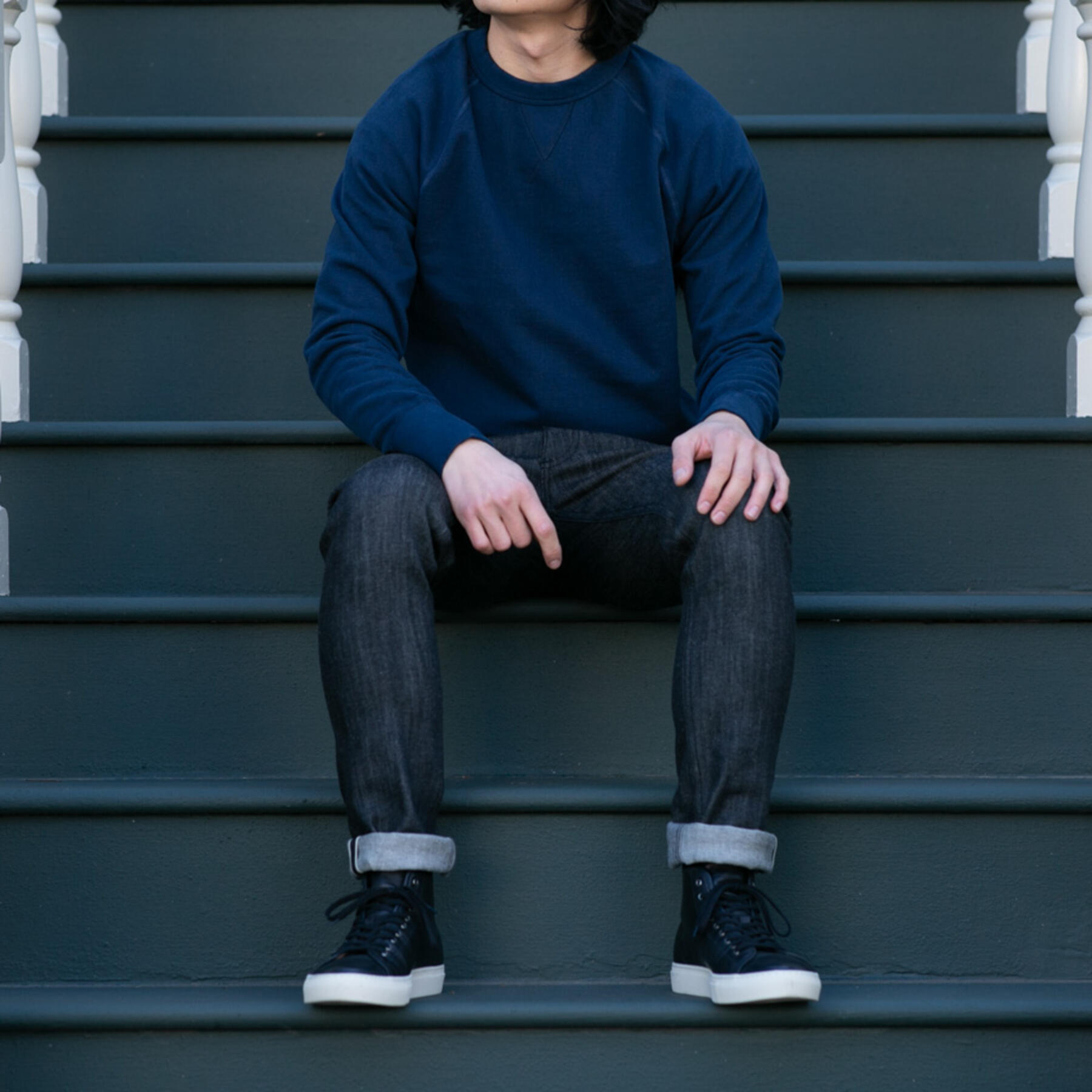 gustin usa navy sweatshirt