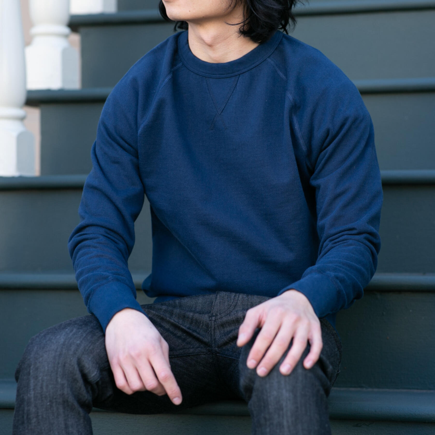 gustin usa navy sweatshirt