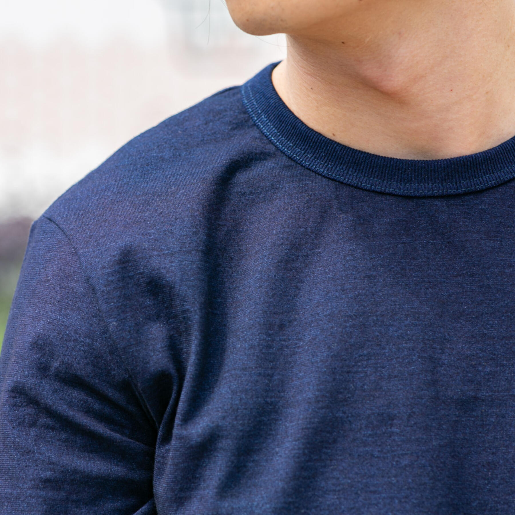 gustin indigo dyed t-shirt 2 pack - dark indigo