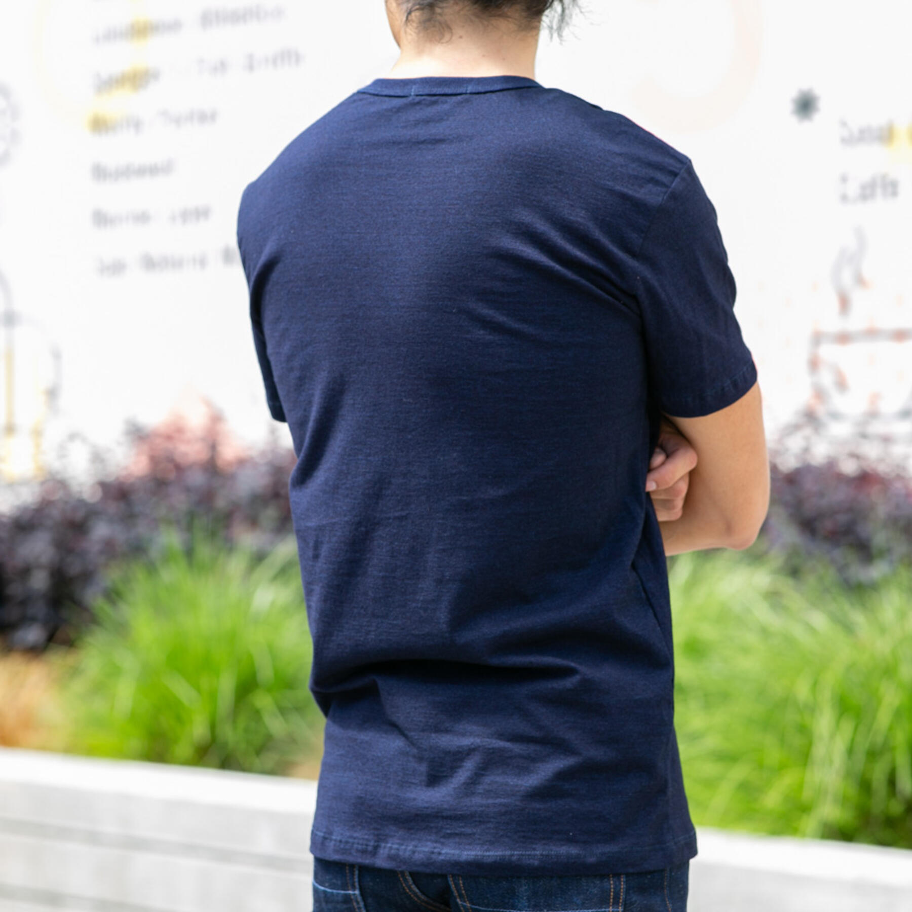 gustin indigo dyed t-shirt 2 pack - dark indigo