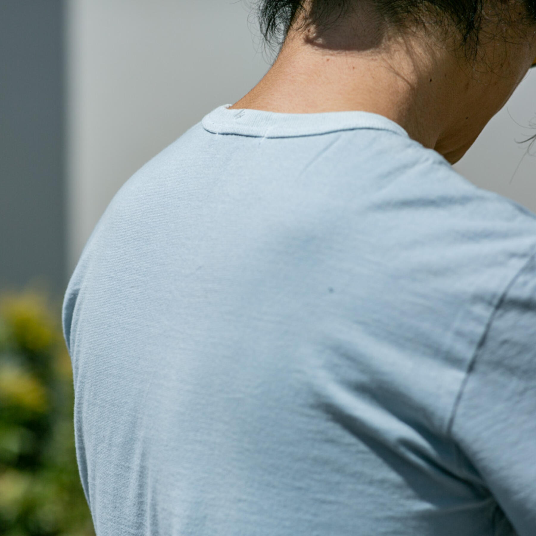 gustin indigo dyed t-shirt 2 pack - sun fade indigo