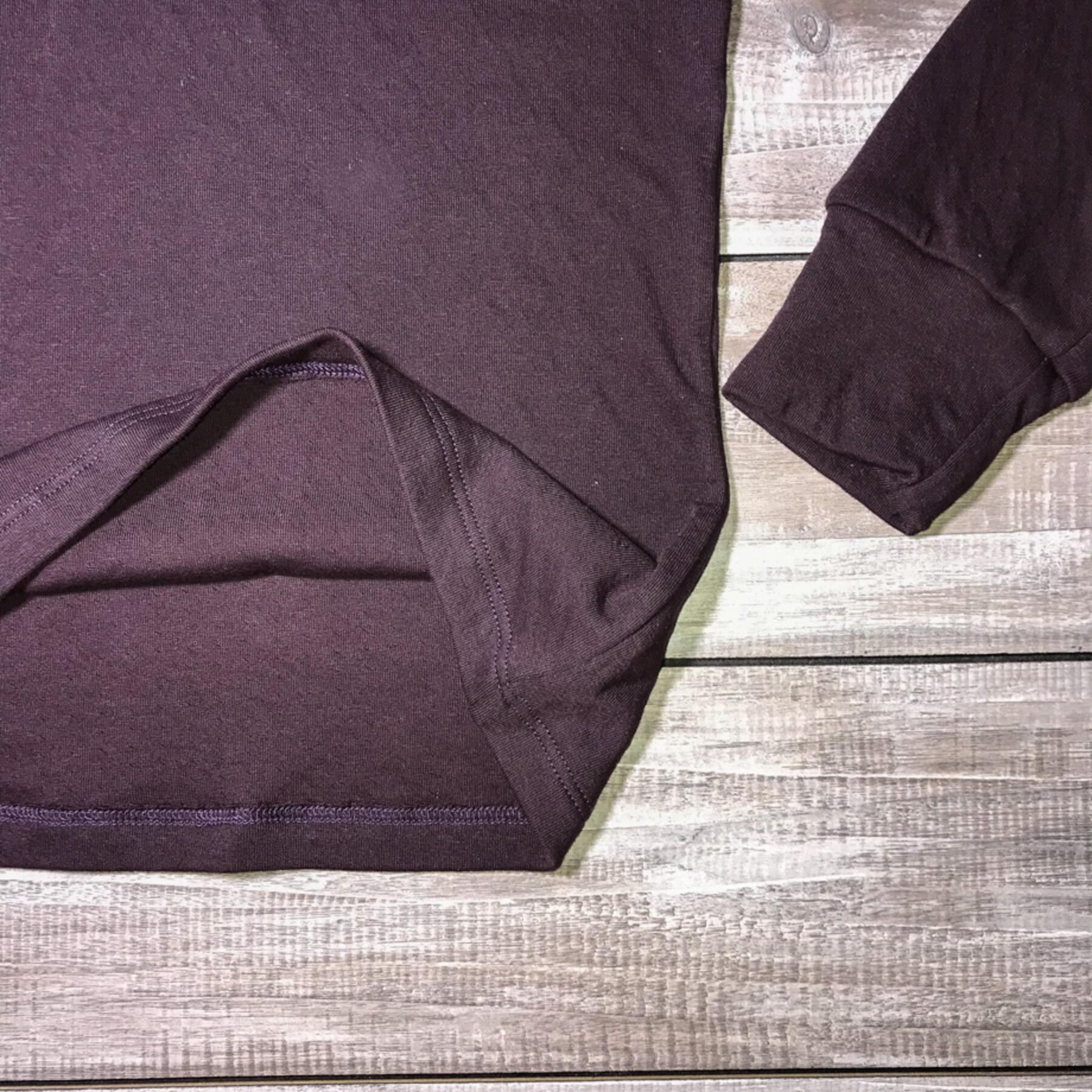 gustin double knit henley - oxblood