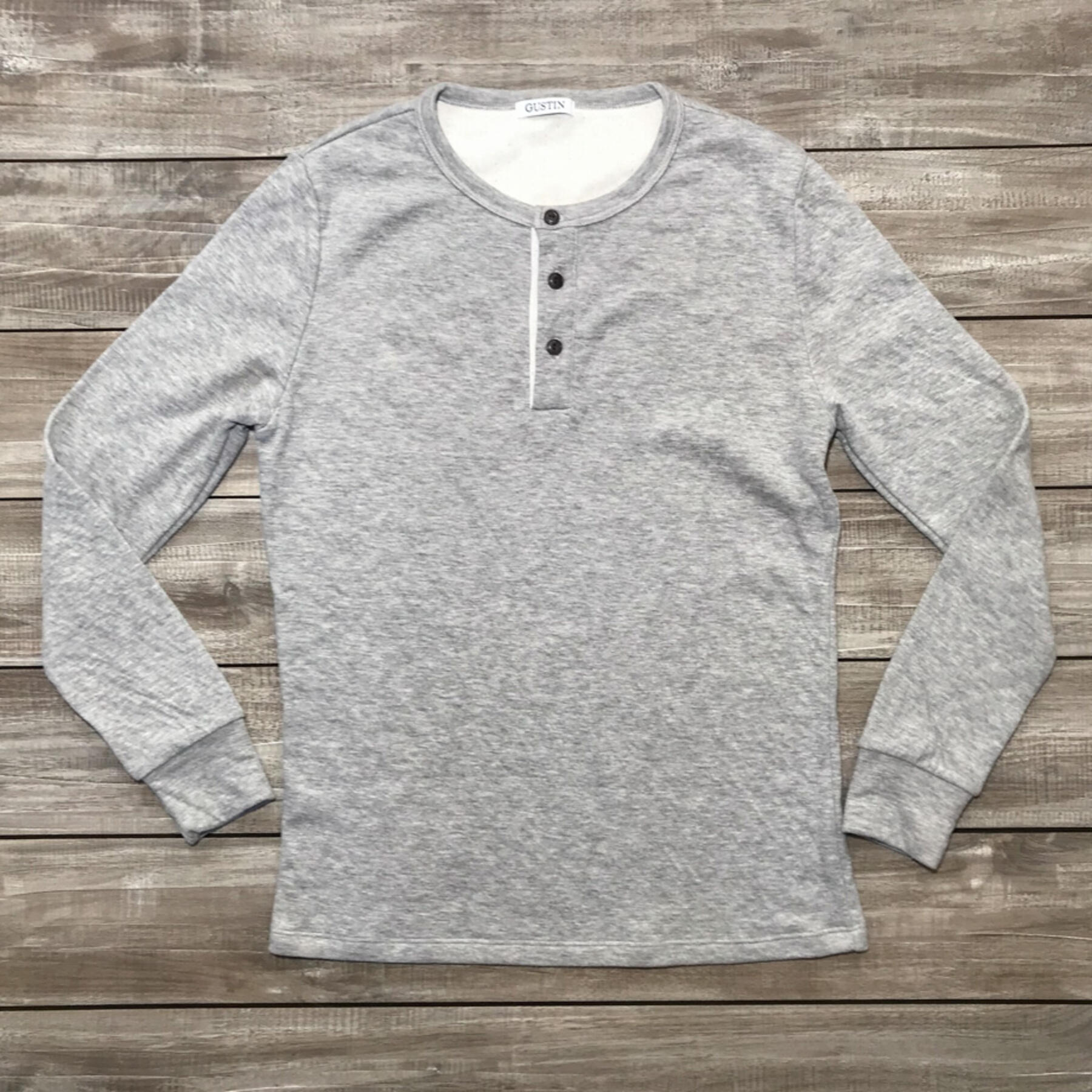 gustin double knit henley 3 pack