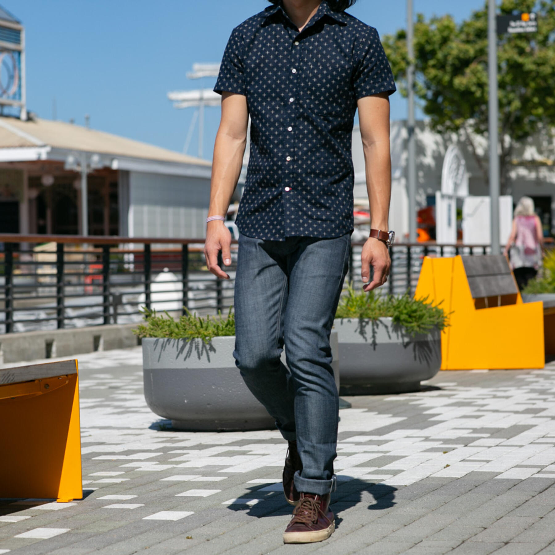 gustin #449 italian heavy selvedge chambray