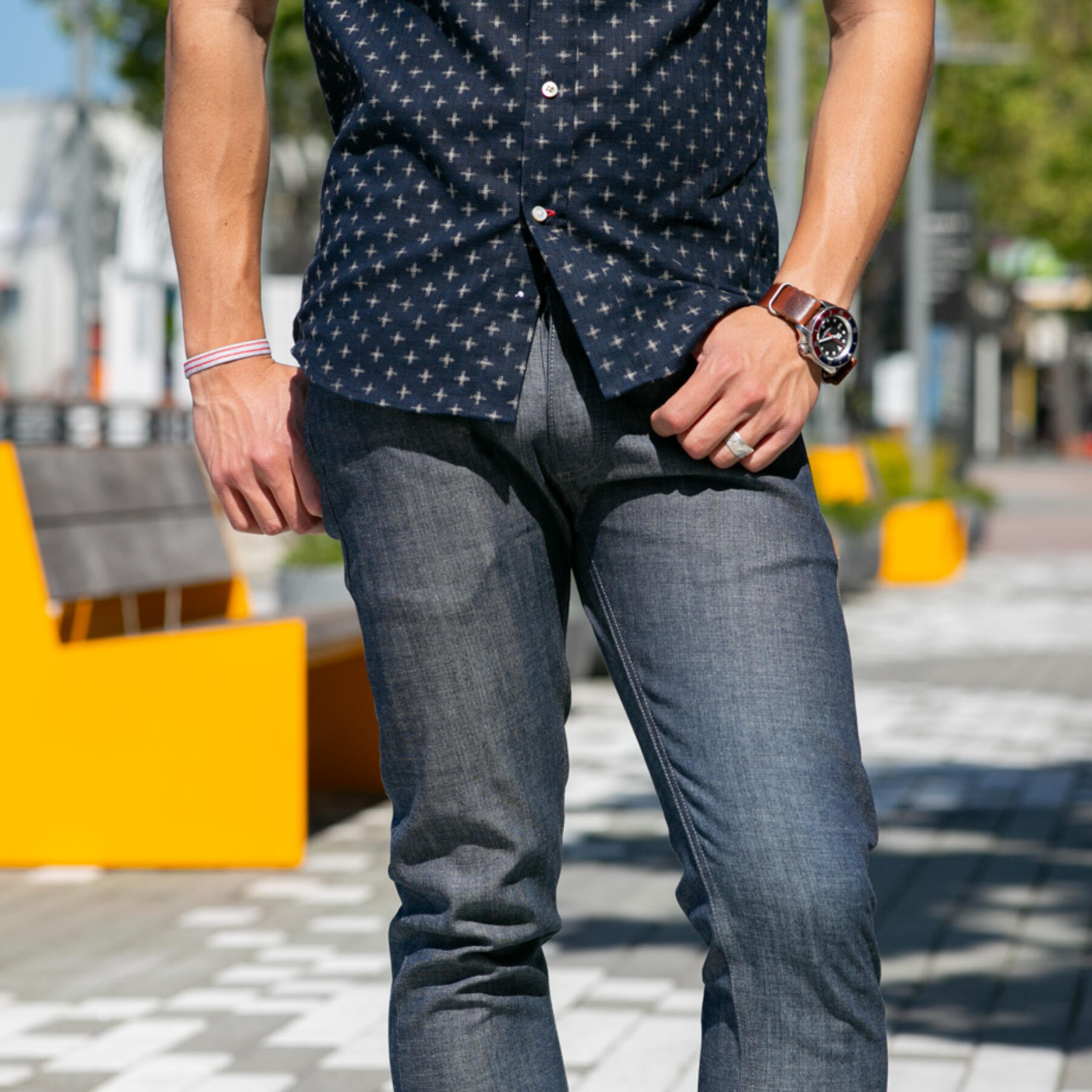 gustin #449 italian heavy selvedge chambray