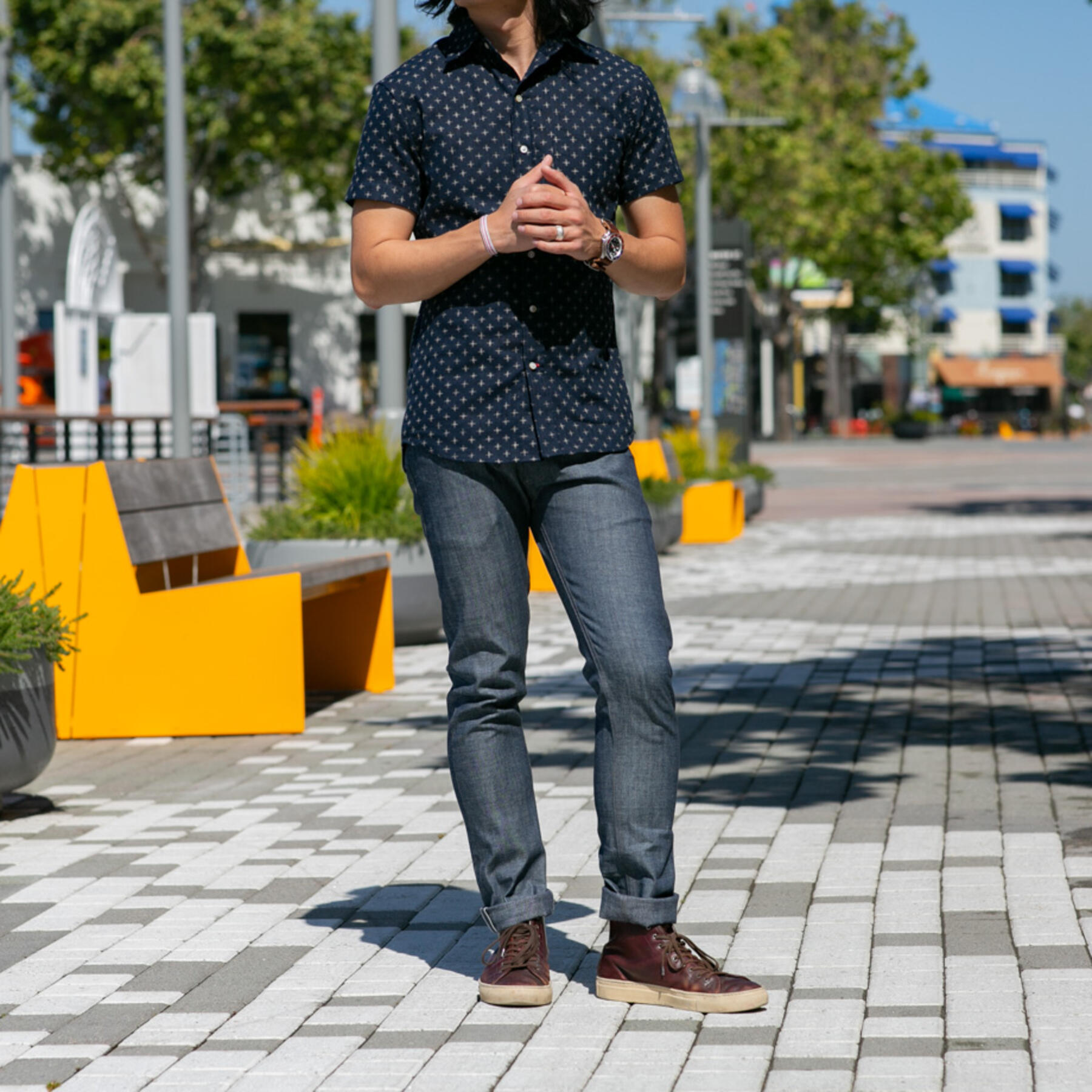 gustin #449 italian heavy selvedge chambray