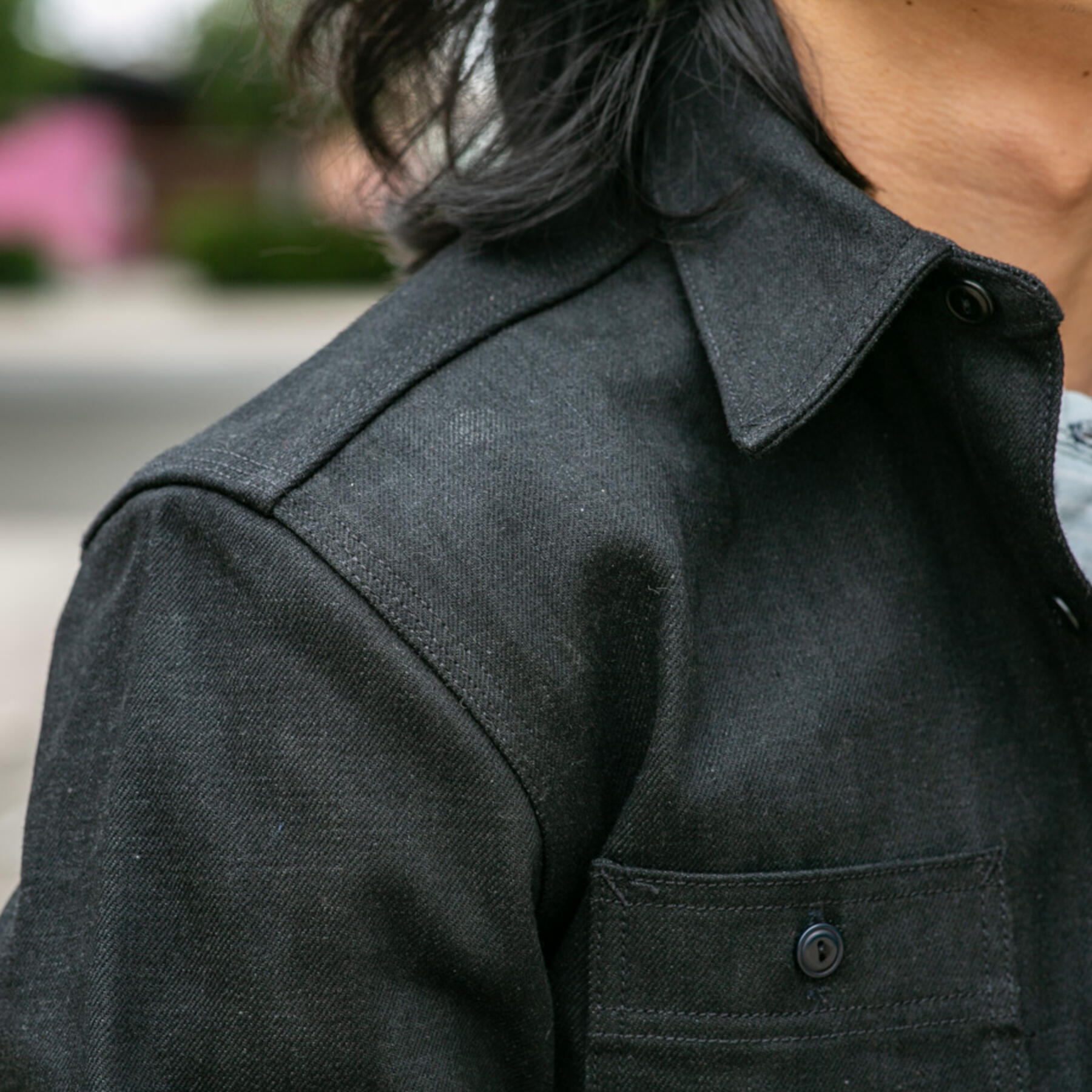gustin #5 heavy black workshirt