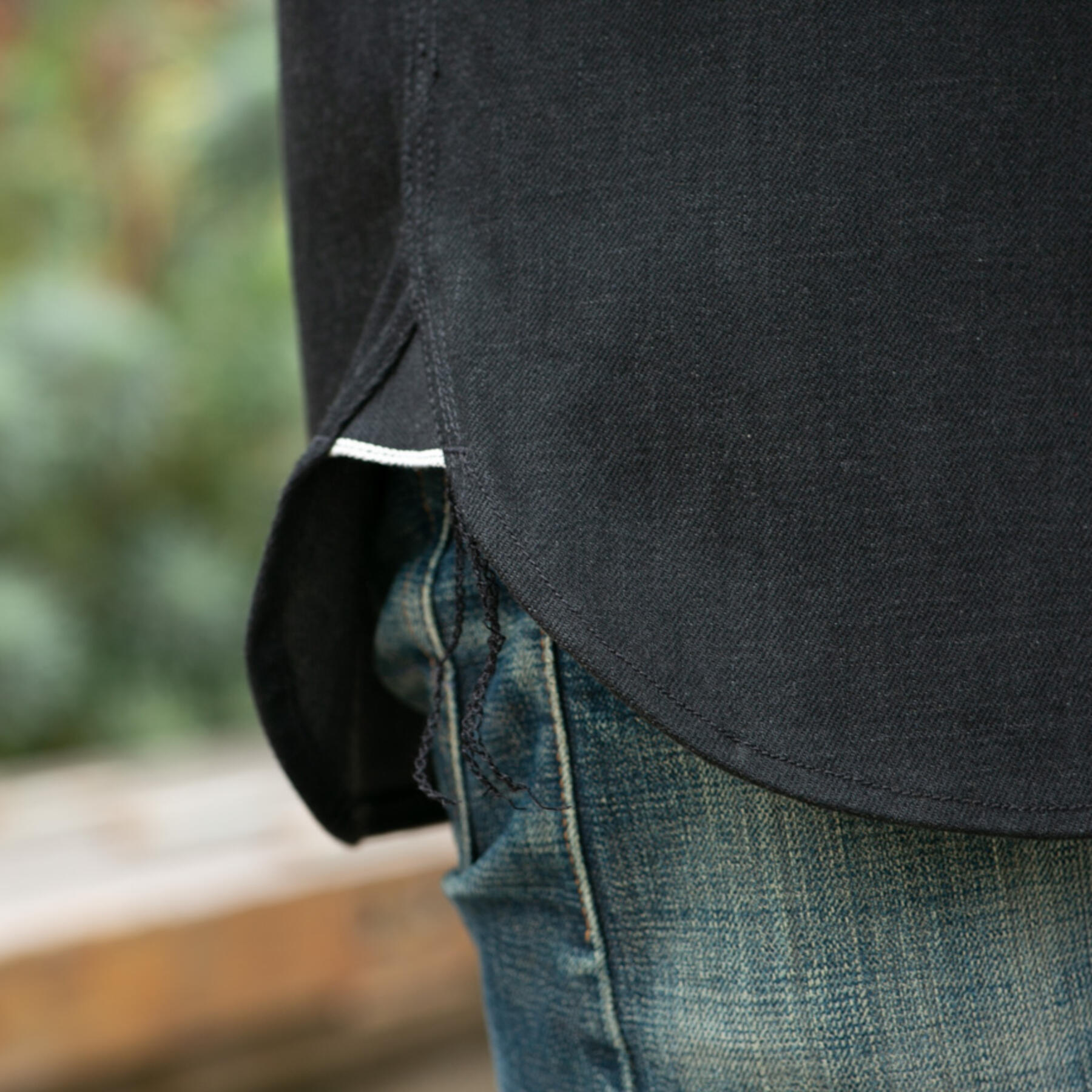 gustin #5 heavy black workshirt