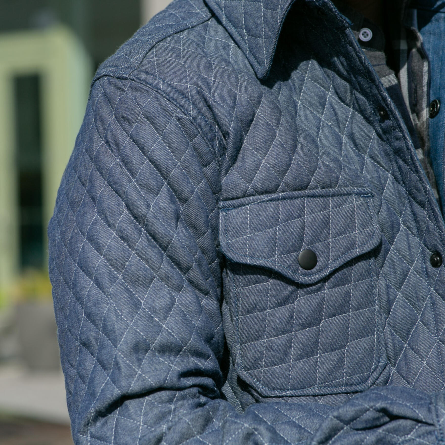 gustin #18 quilted denim cpo