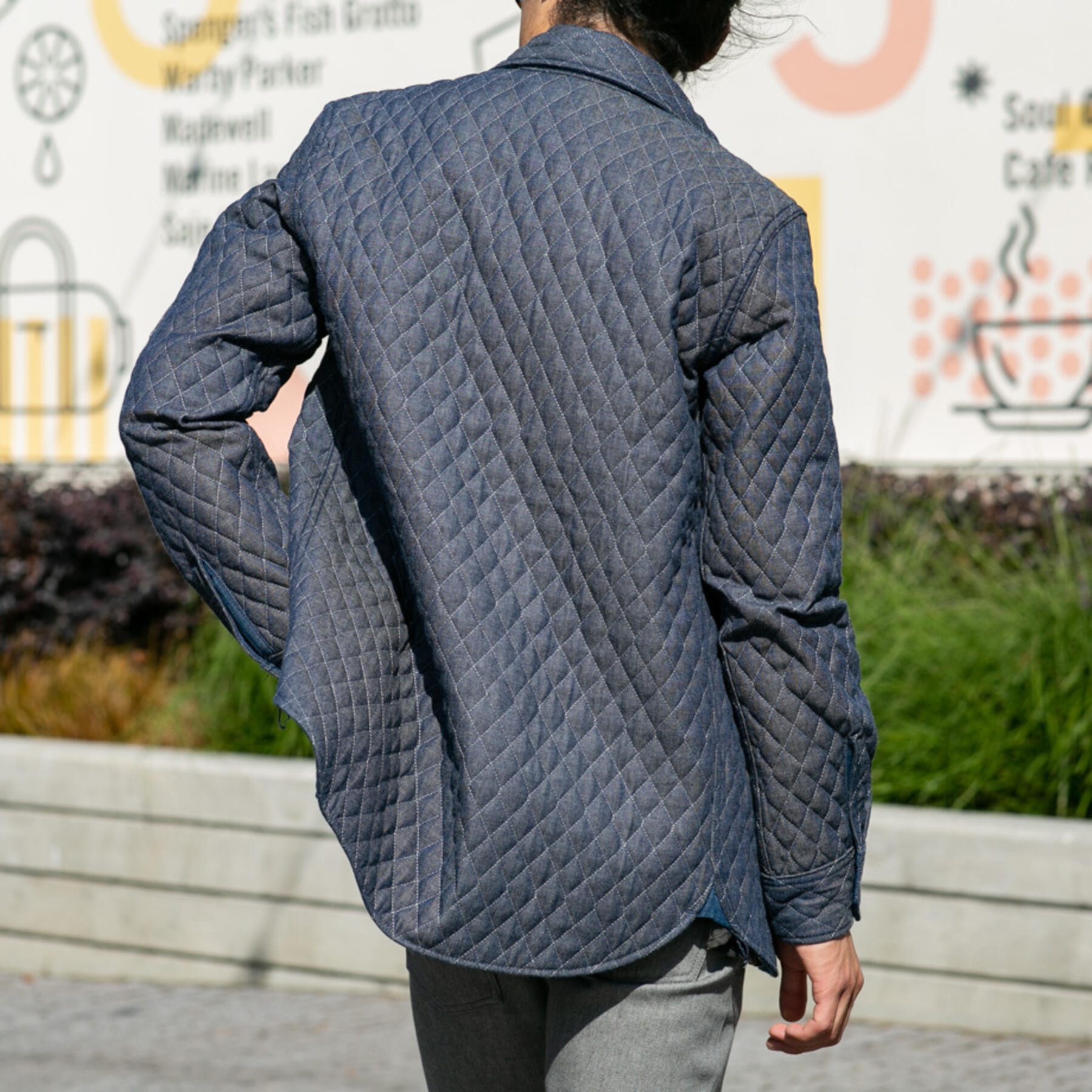gustin #18 quilted denim cpo