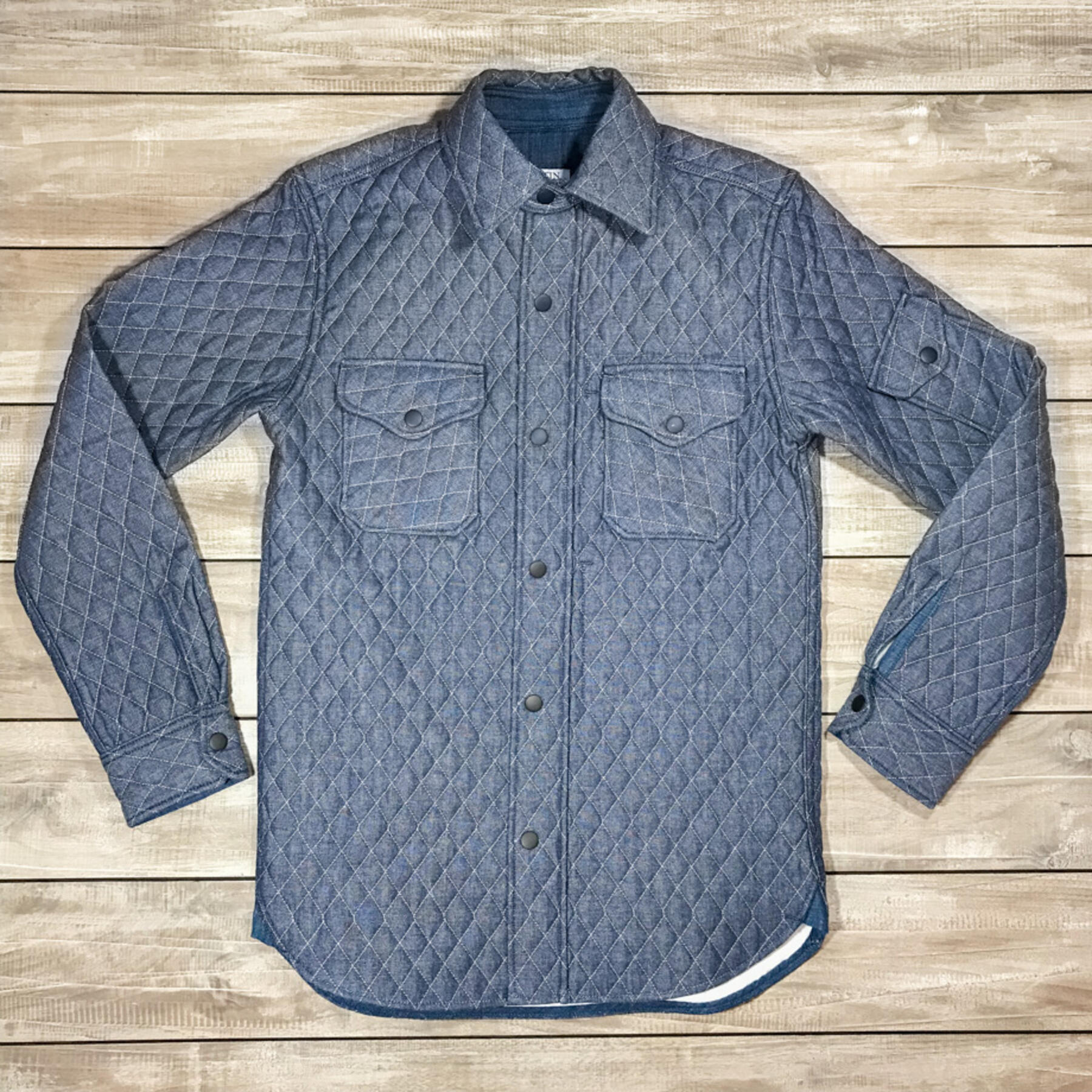 gustin #18 quilted denim cpo