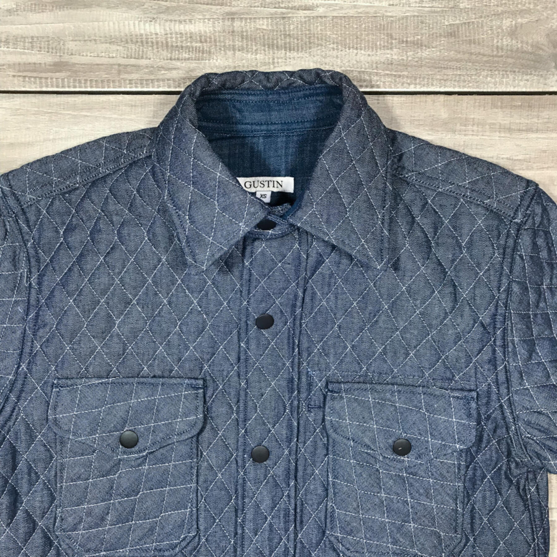 gustin #18 quilted denim cpo