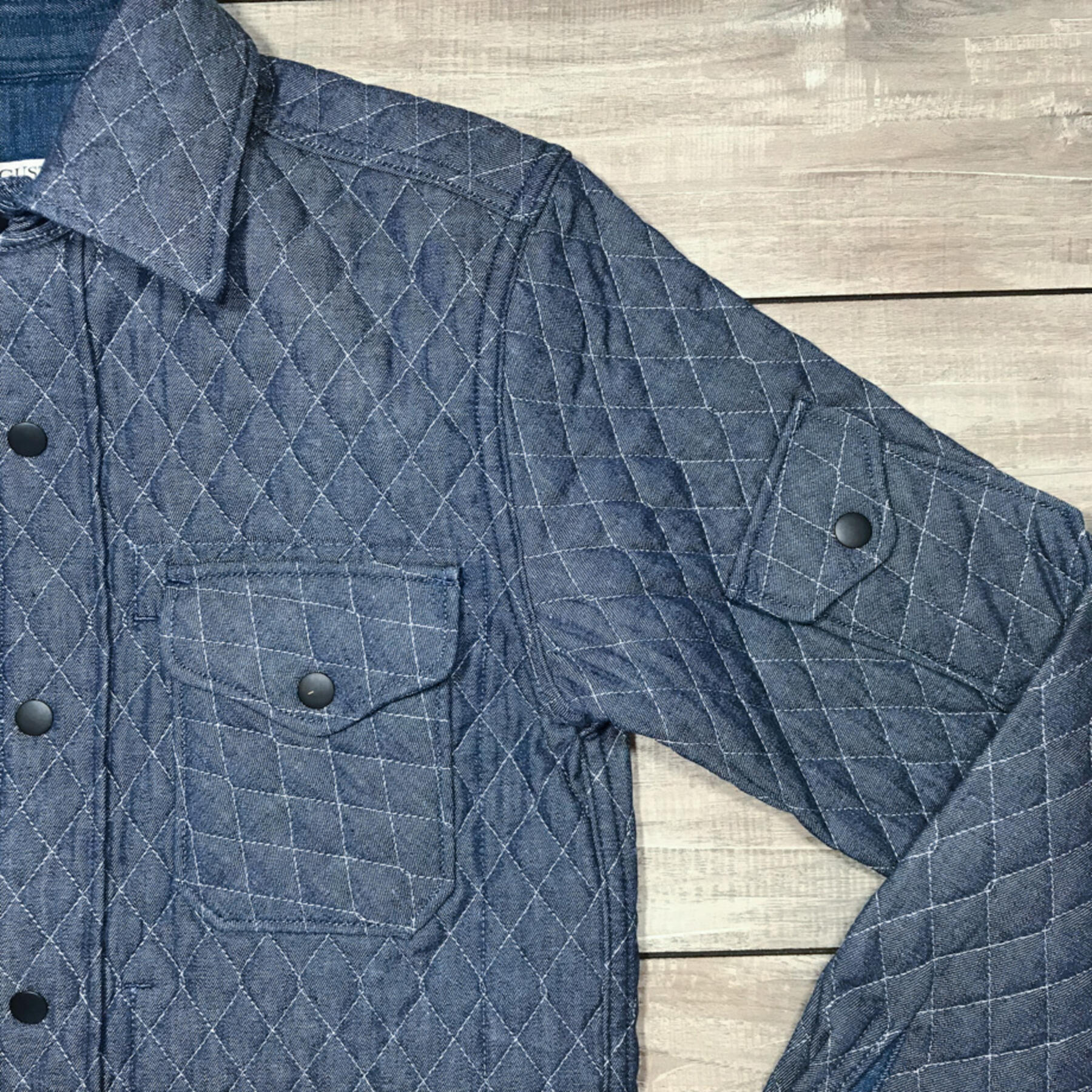 gustin #18 quilted denim cpo