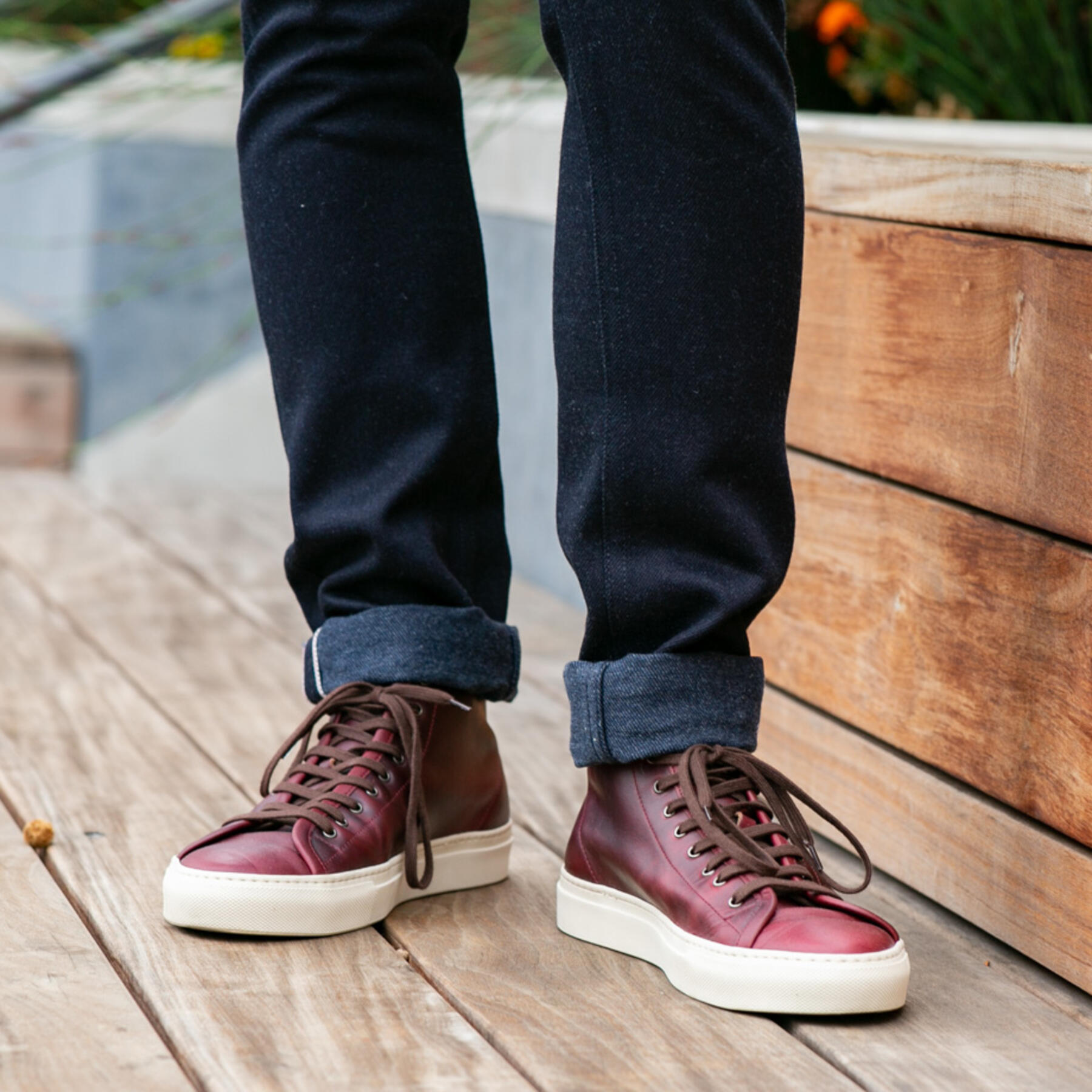 gustin #453 japan indigoxindigo wool selvedge