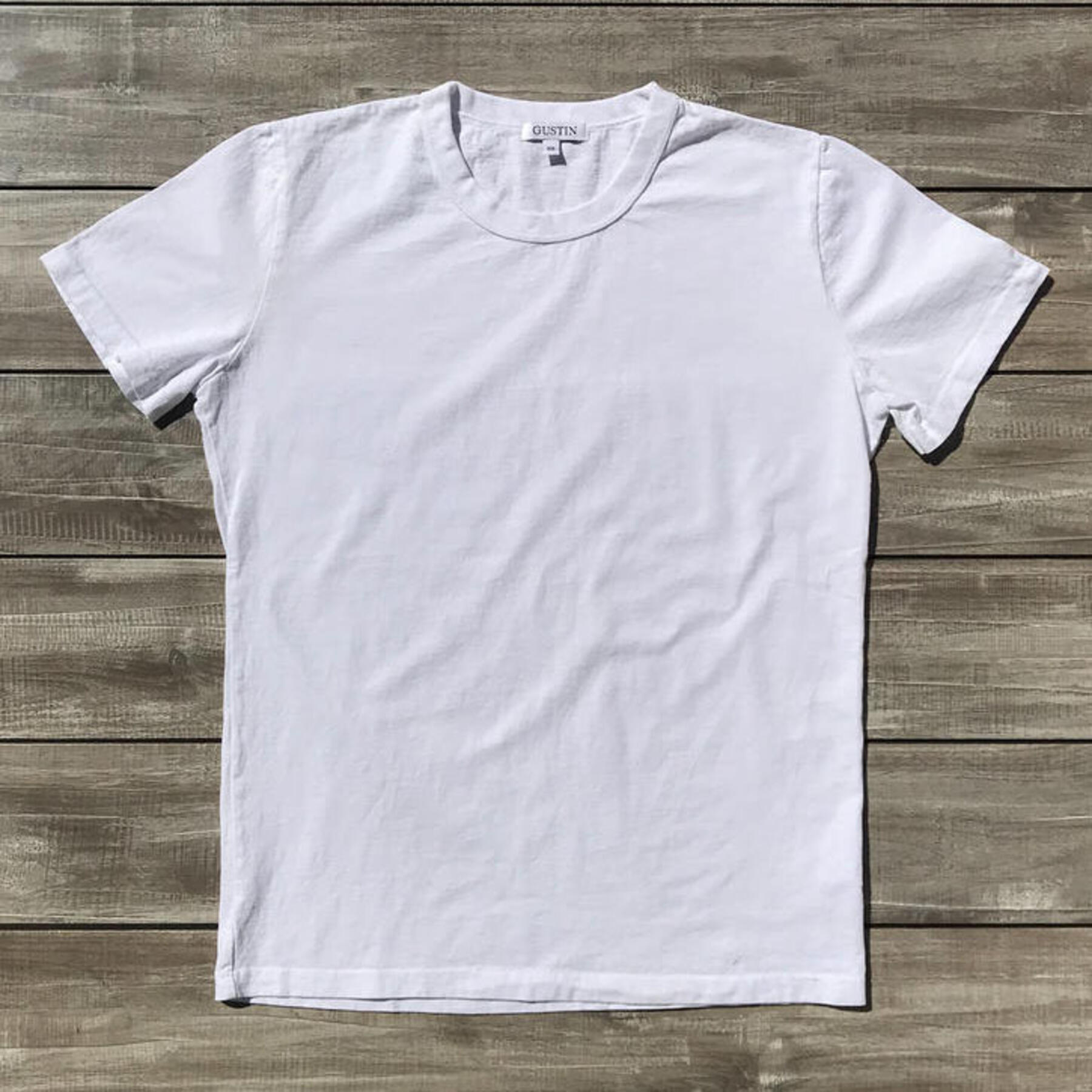 gustin white heavyweight t-shirt 2 pack