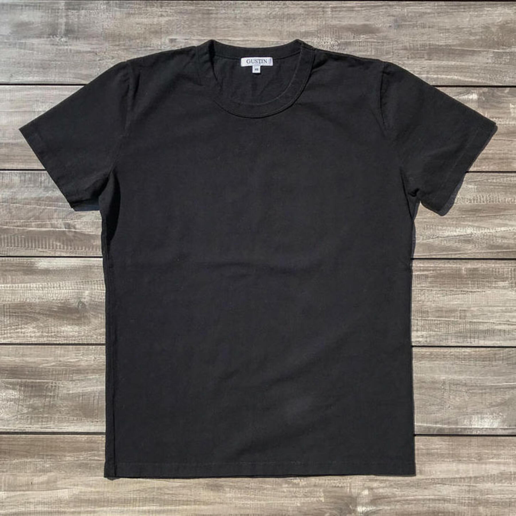 gustin black heavyweight t-shirt 2 pack