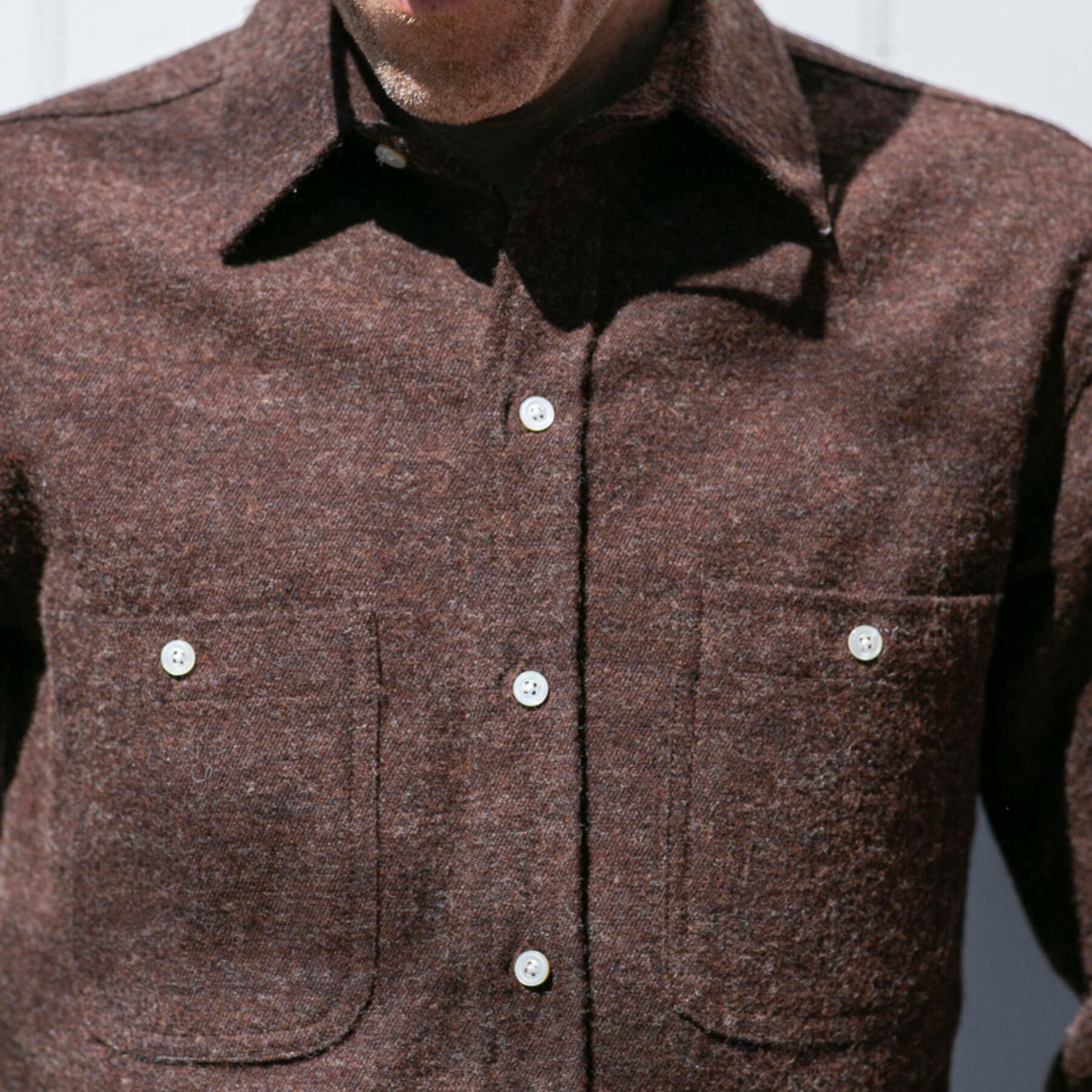 gustin #630 oxbloodxblack vintage wool