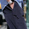 gustin #202 wool stretch corduroy chinos - navy