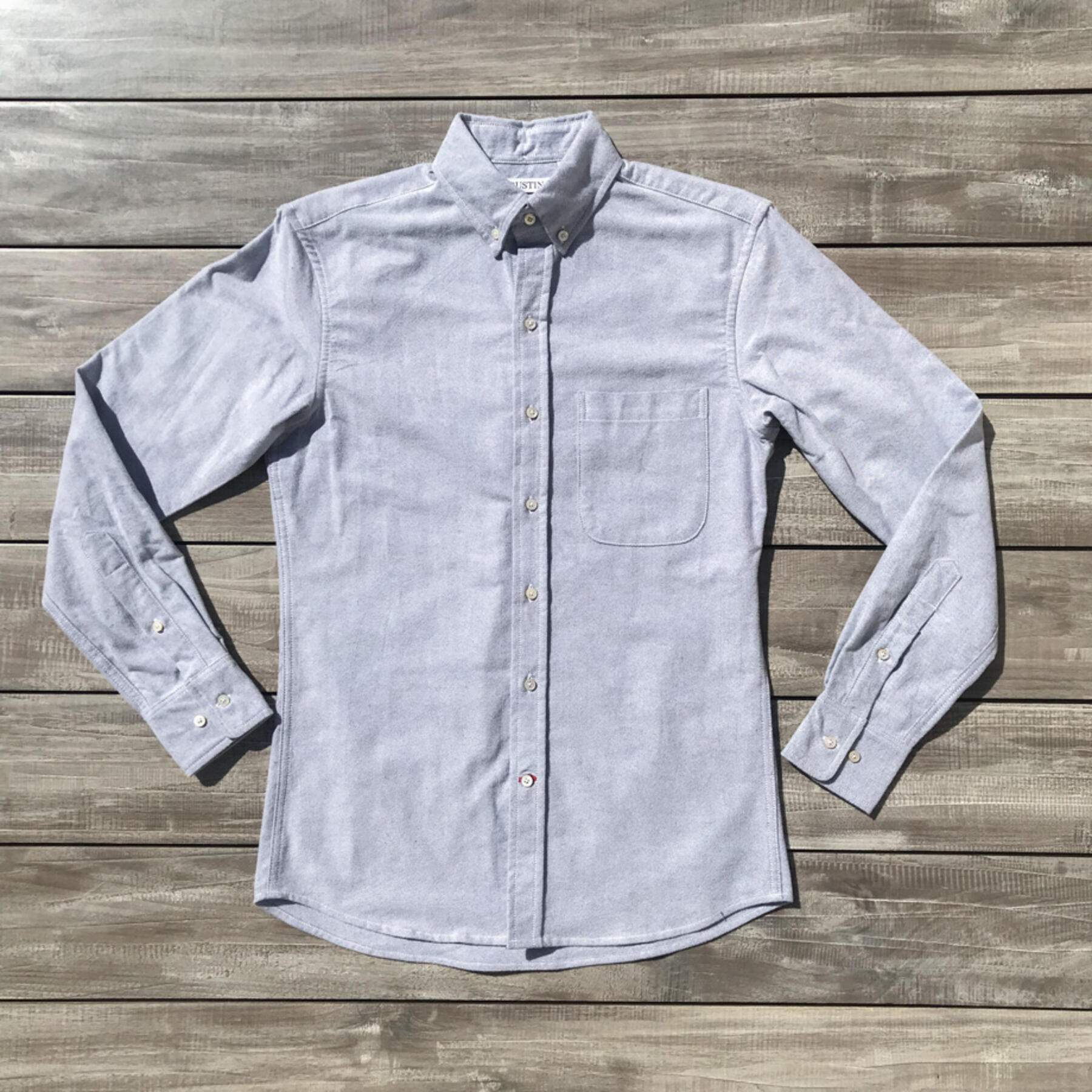 gustin charcoal oxford flannel