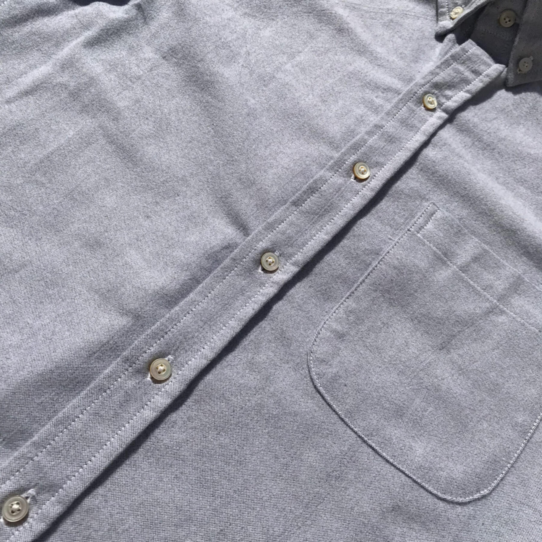 gustin charcoal oxford flannel