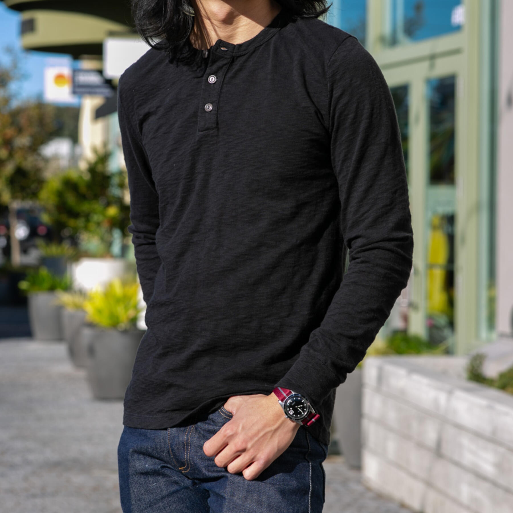 gustin big slub henley 3 pack