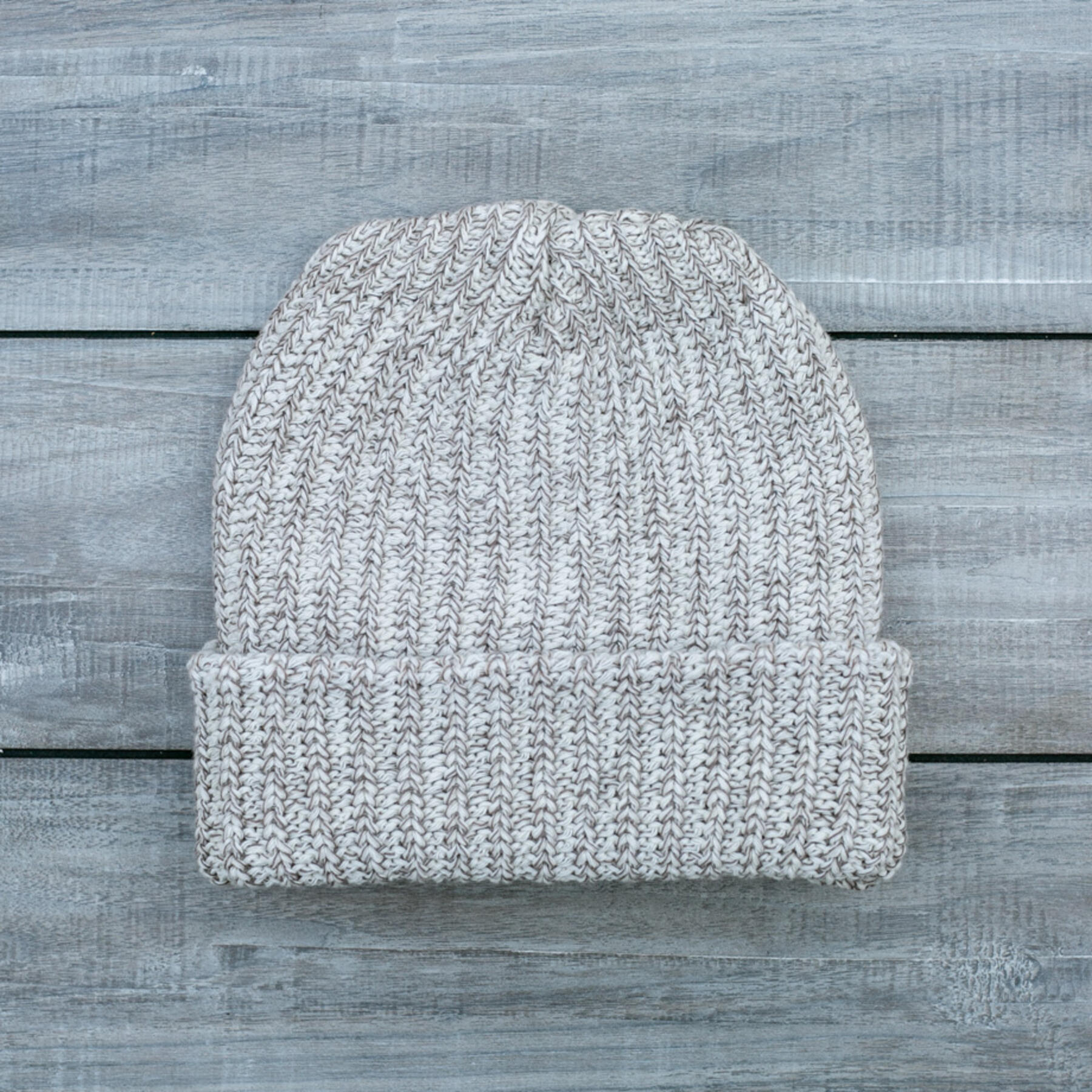 gustin american knit beanie - slatexnatural