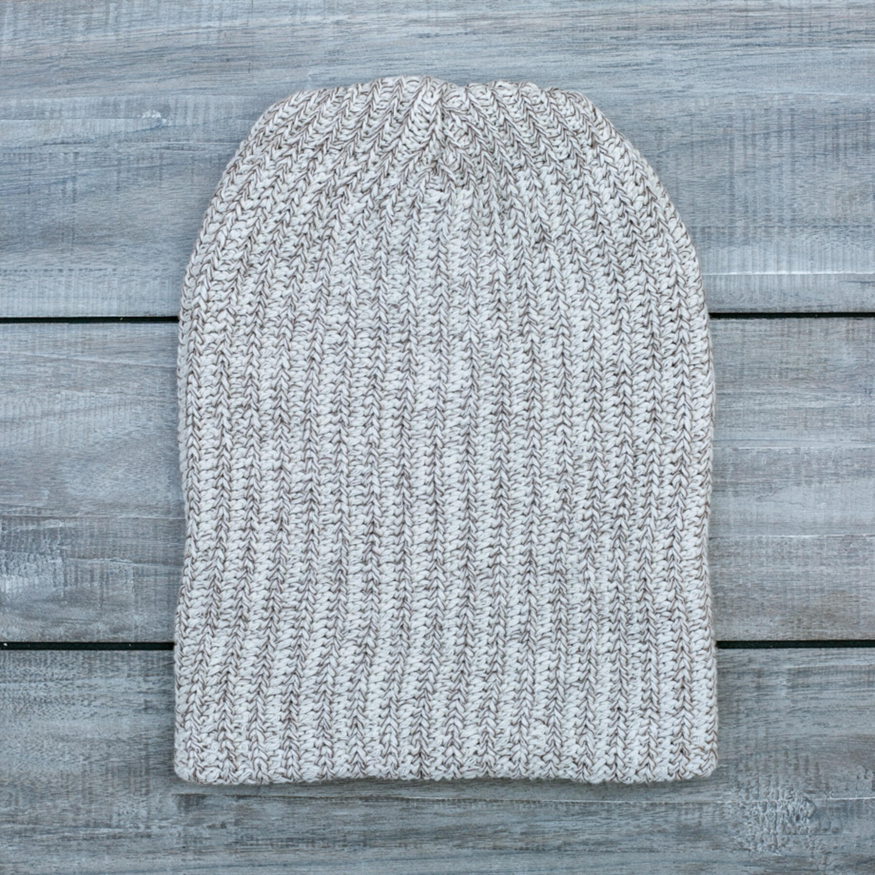 gustin american knit beanie - slatexnatural