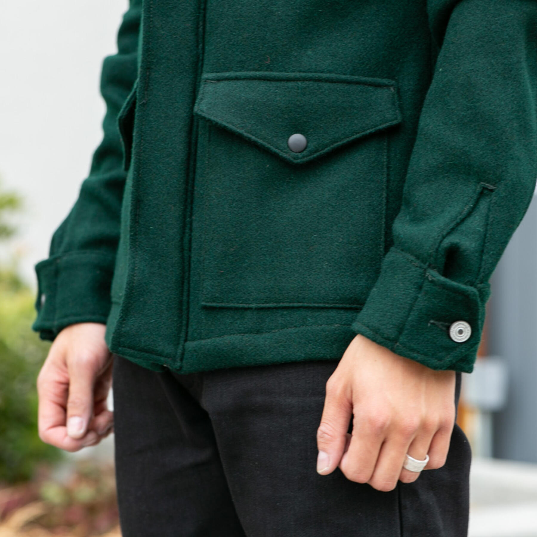 gustin hunter wool field jacket